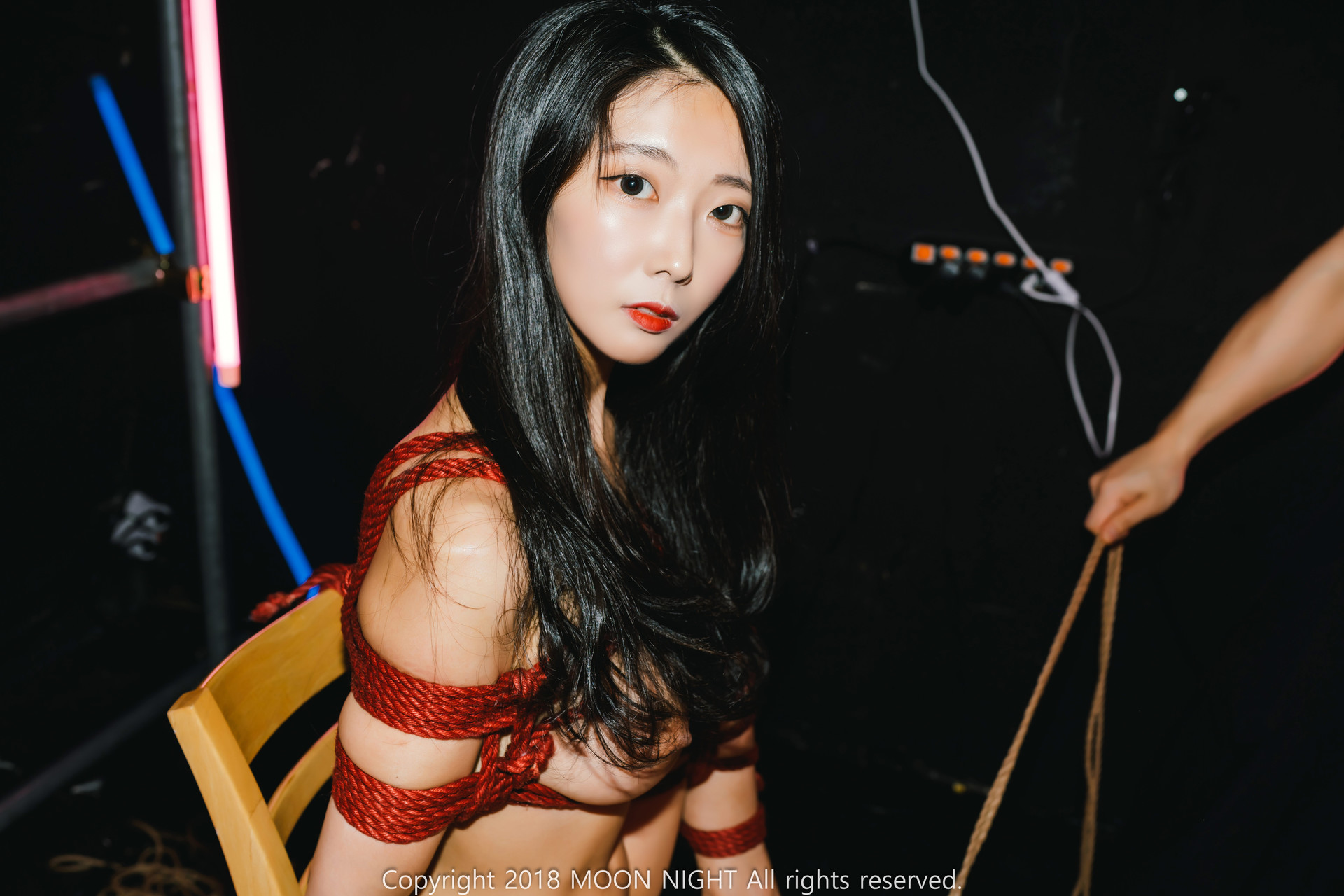 Mona 모나, [Moon Night Snap] SM Club 아트 본디지 (with 마스터) Set.02(36)