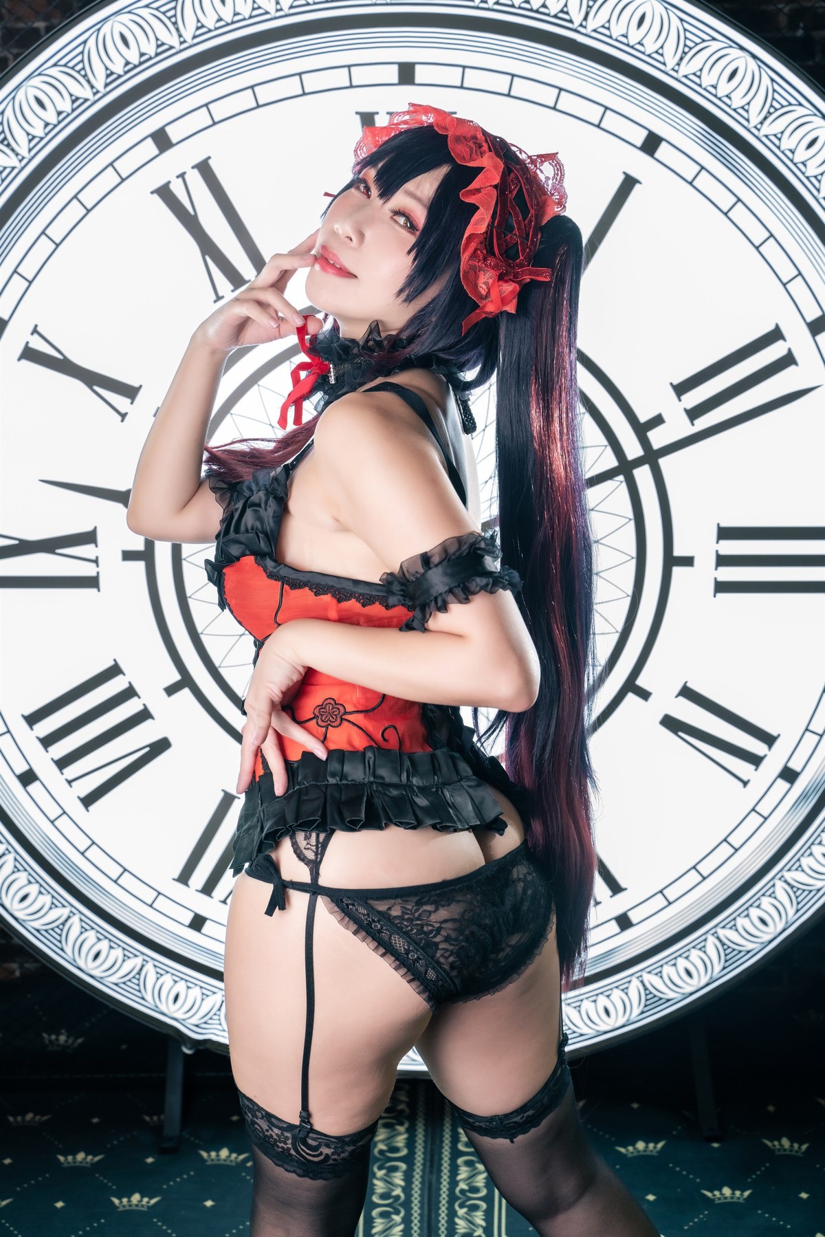 Cosplay 小琪Aki 时崎狂三 Kurumi Tokisaki(31)