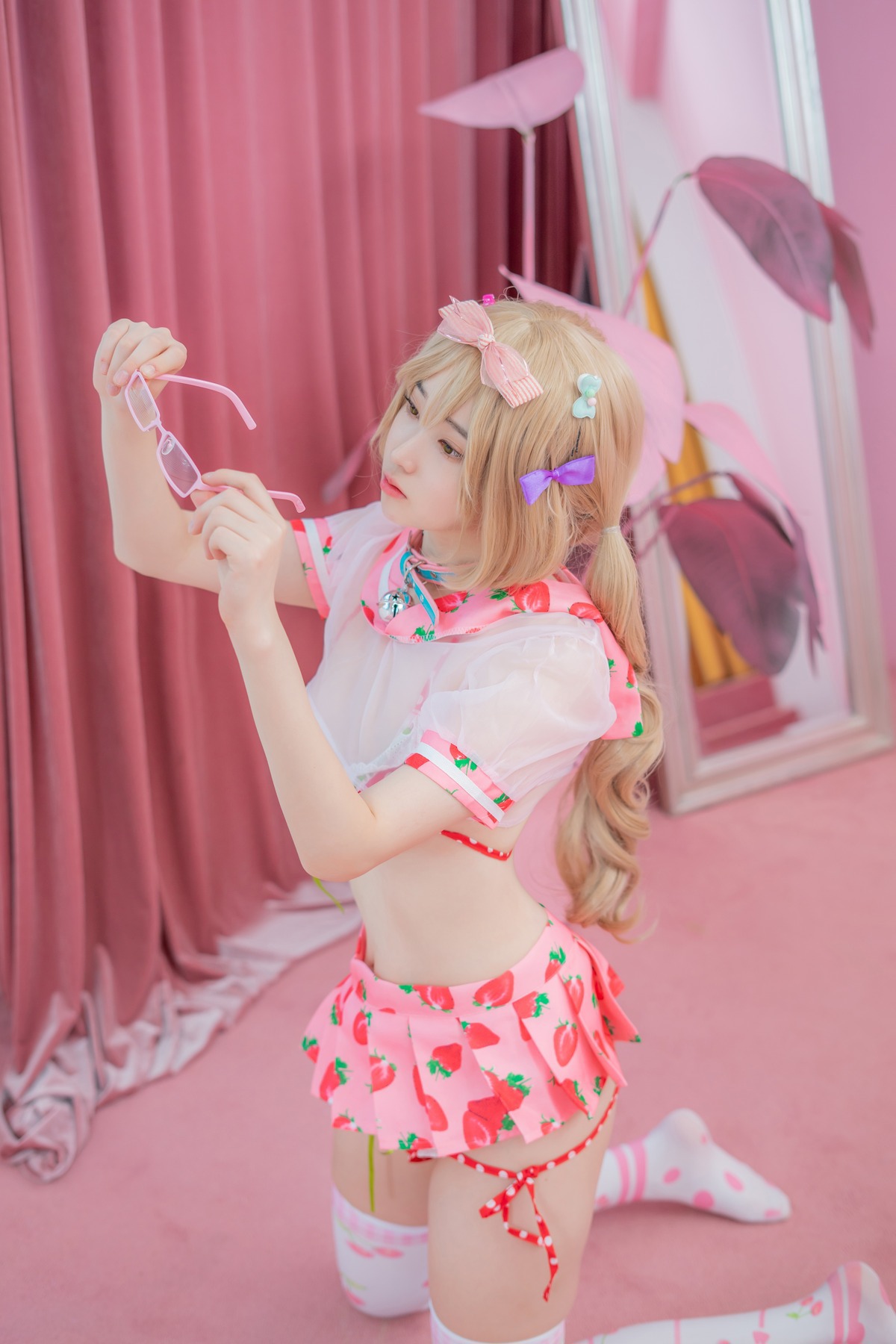 Bambi 밤비, [CreamSoda] Over knee socks Set.01(17)