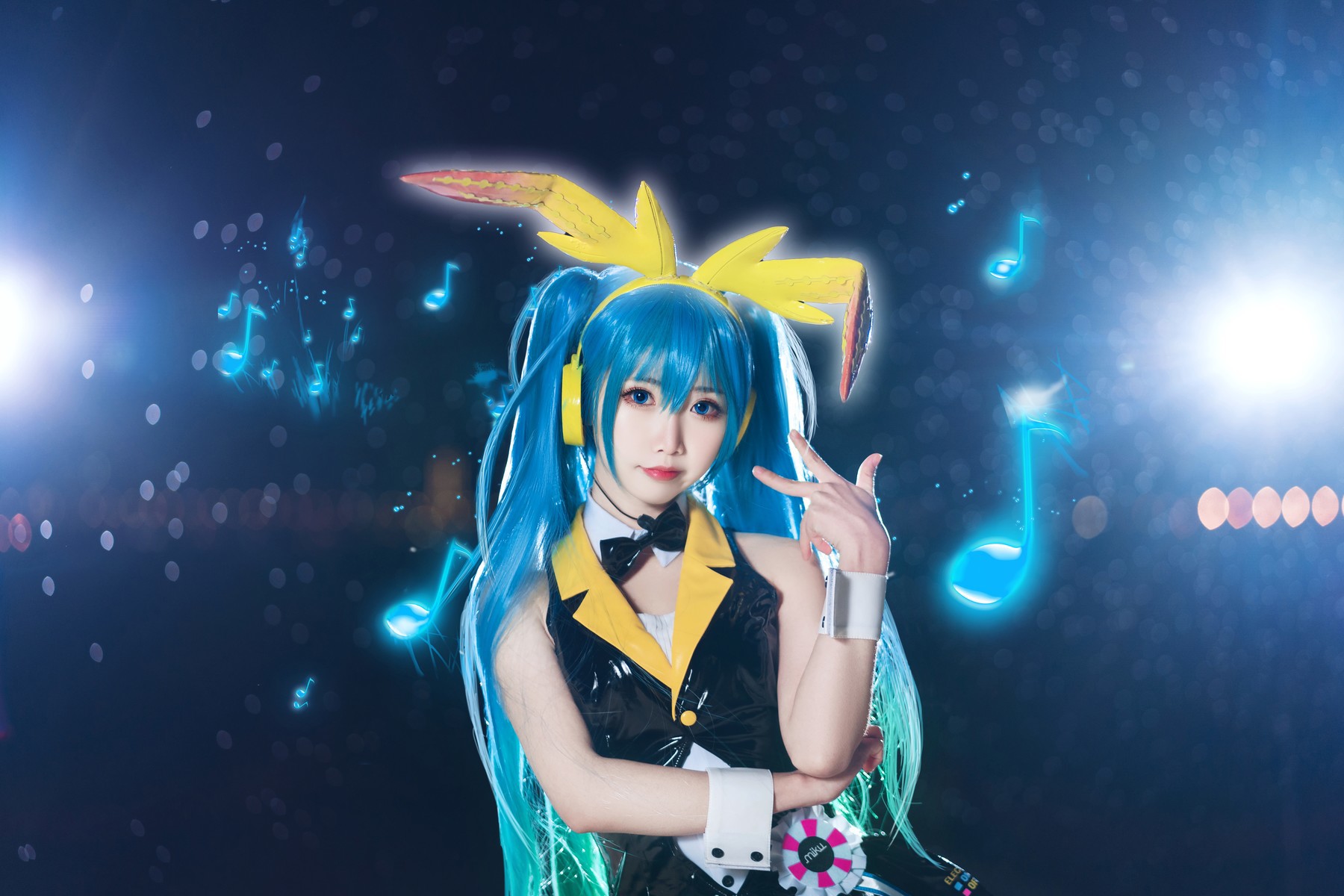 Cosplay 面饼仙儿 初音Miku(9)