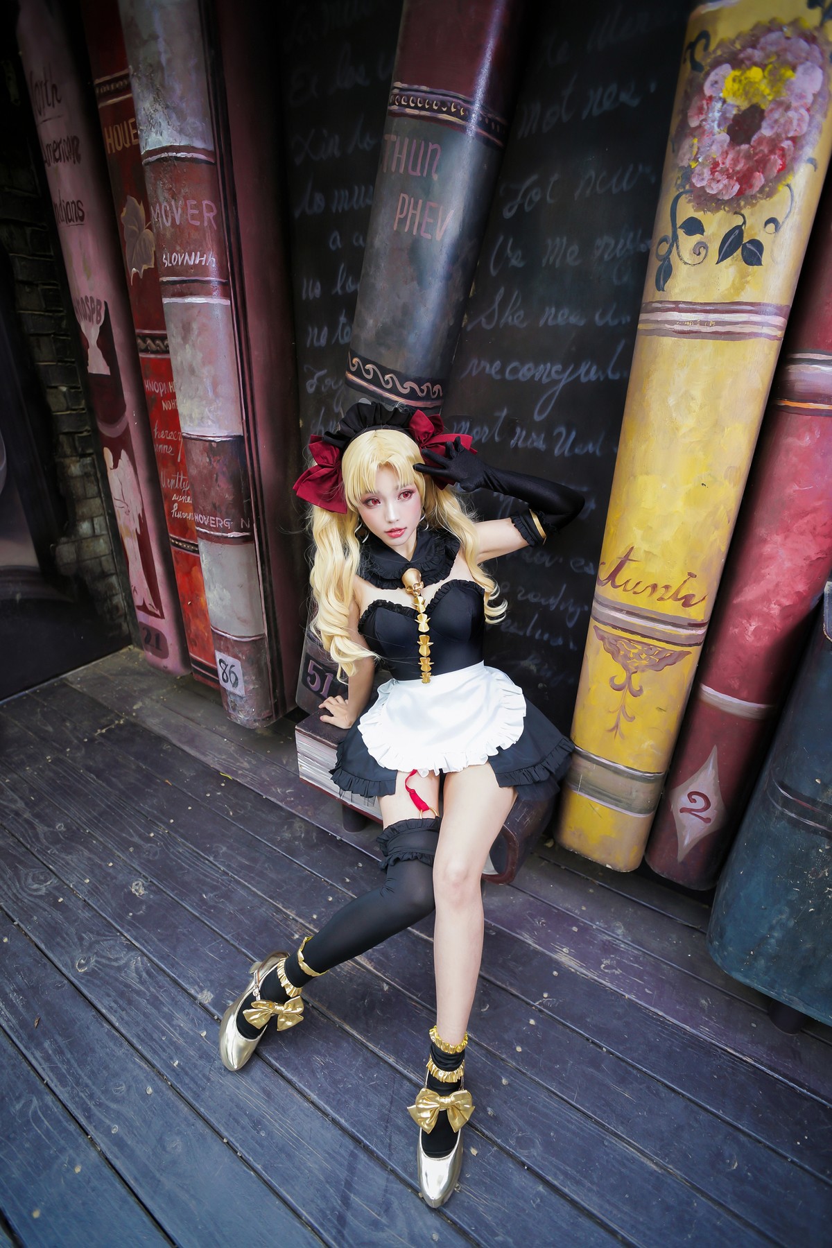 Cosplay ElyEE子 远坂凛 女仆(8)