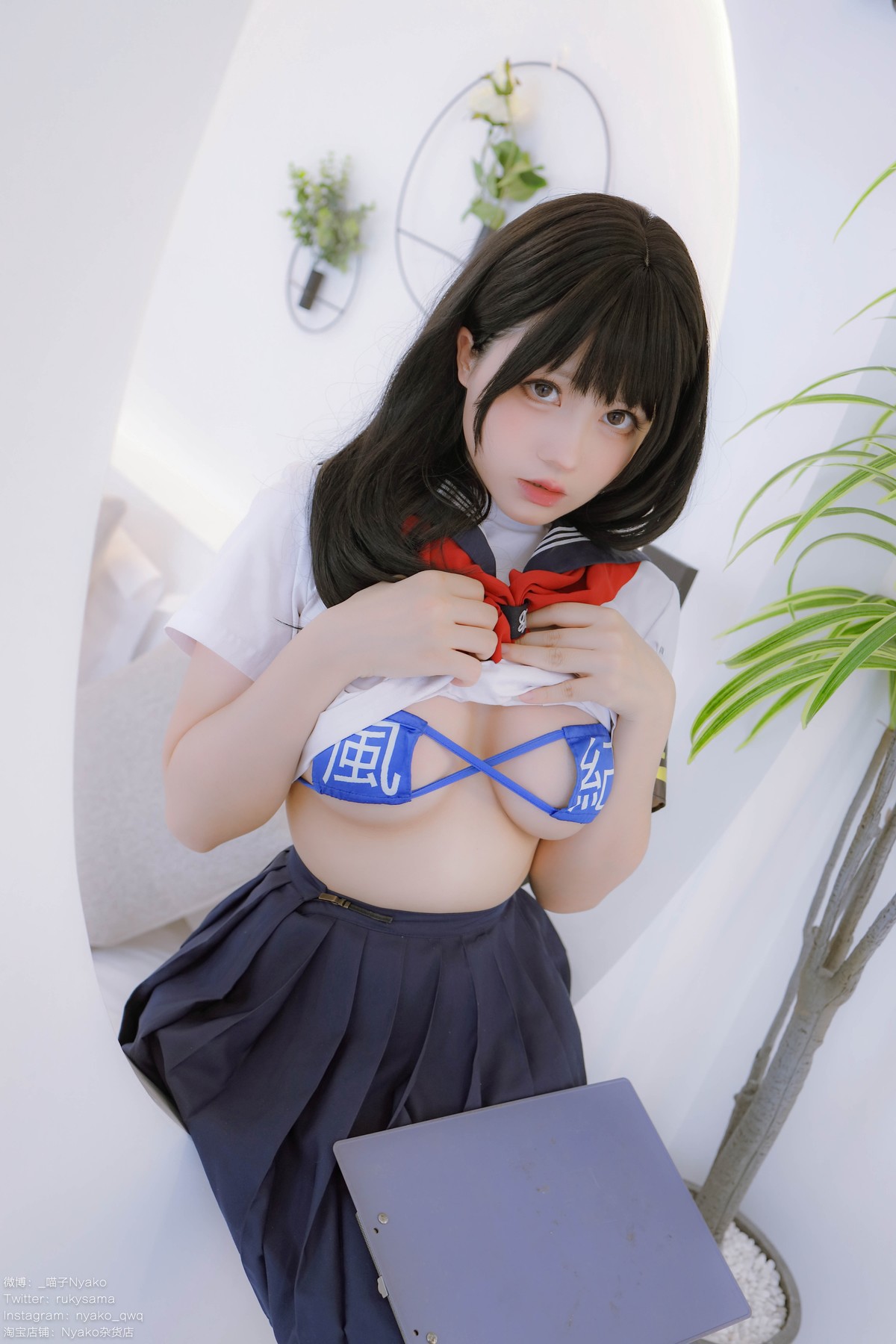 Cosplay Nyako喵子 风纪委员(16)