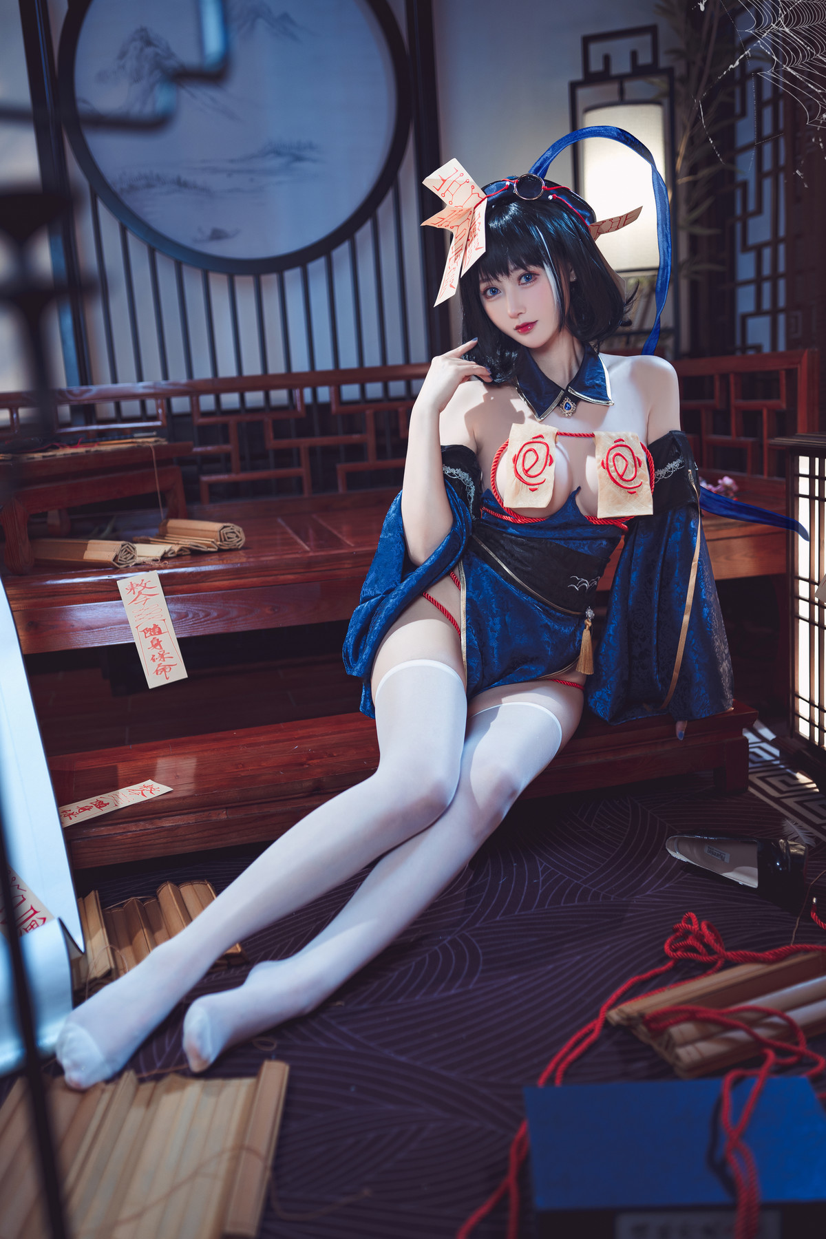 Cosplay 羽生三未 华甲欢庆僵尸三未全(17)