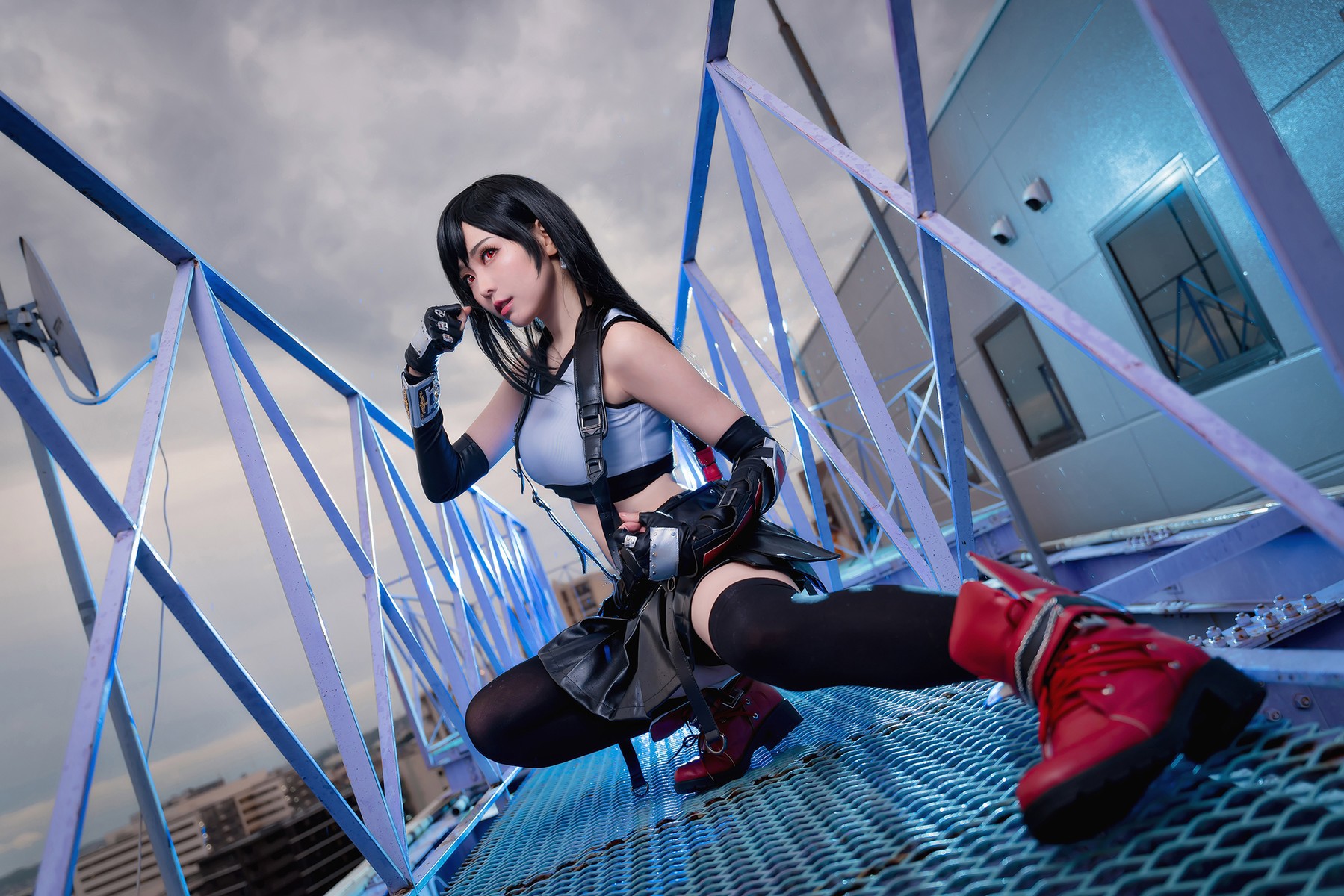 Cosplay ElyEE子 蒂法·洛克哈特 Tifa Set.01(10)