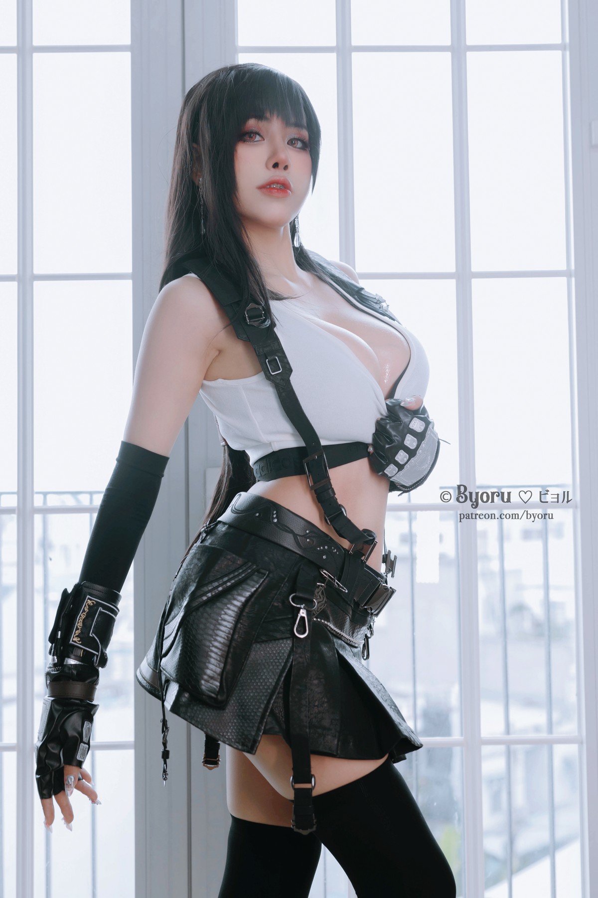 Cosplay 萝莉Byoru ティファ・ロックハート Tifa(7)