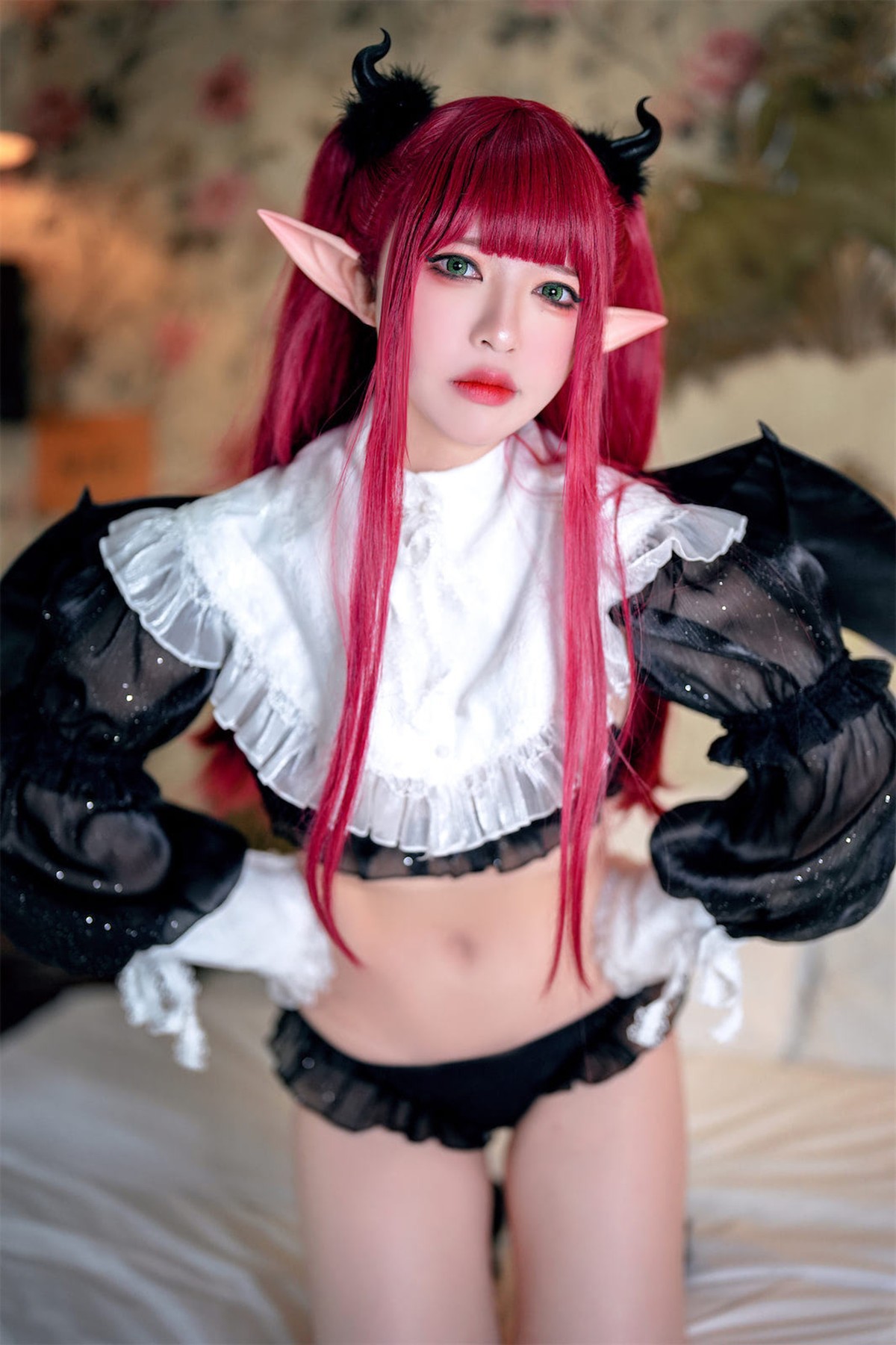 Cosplay 半半子Banbanko 小恶魔利兹(9)