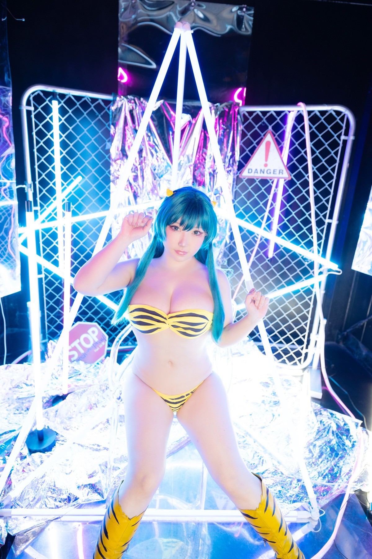 Cosplay SAKUサク Lum ラム うる星やつら Set.04(4)