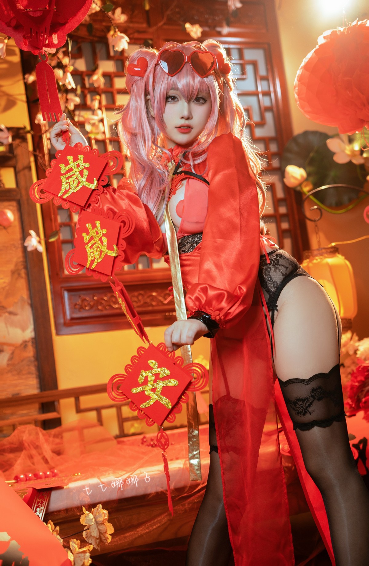 Cosplay 七七娜娜子 布莱默顿新春旗袍 Set.02(15)