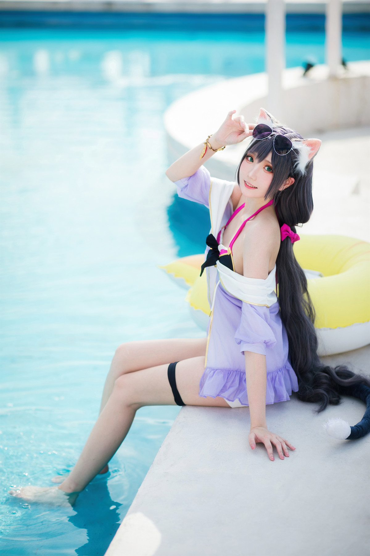 Cosplay 瓜希酱 公主连结 凯露夏日 Kyaru(4)