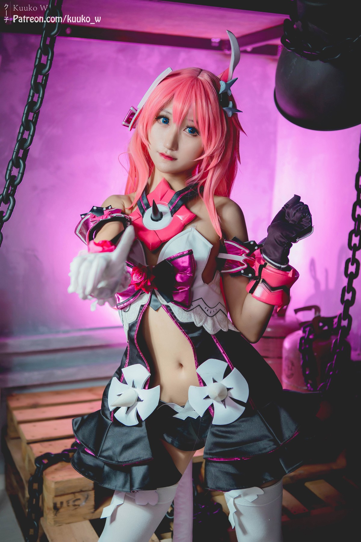 Cosplay KuukoW クー子 Rosalia-Honkai Impact(19)