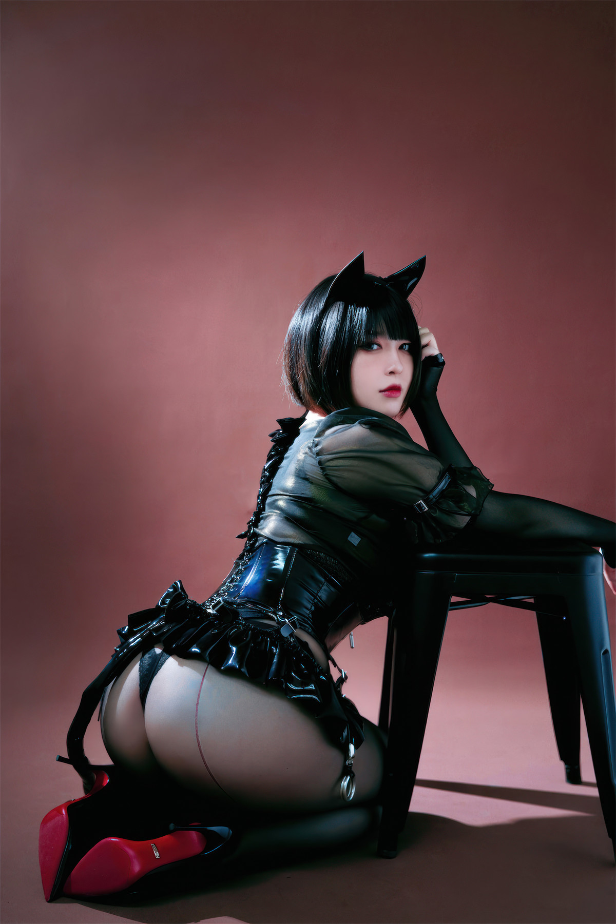 Cosplay 半半子Banbanko 黑猫NEKO(3)