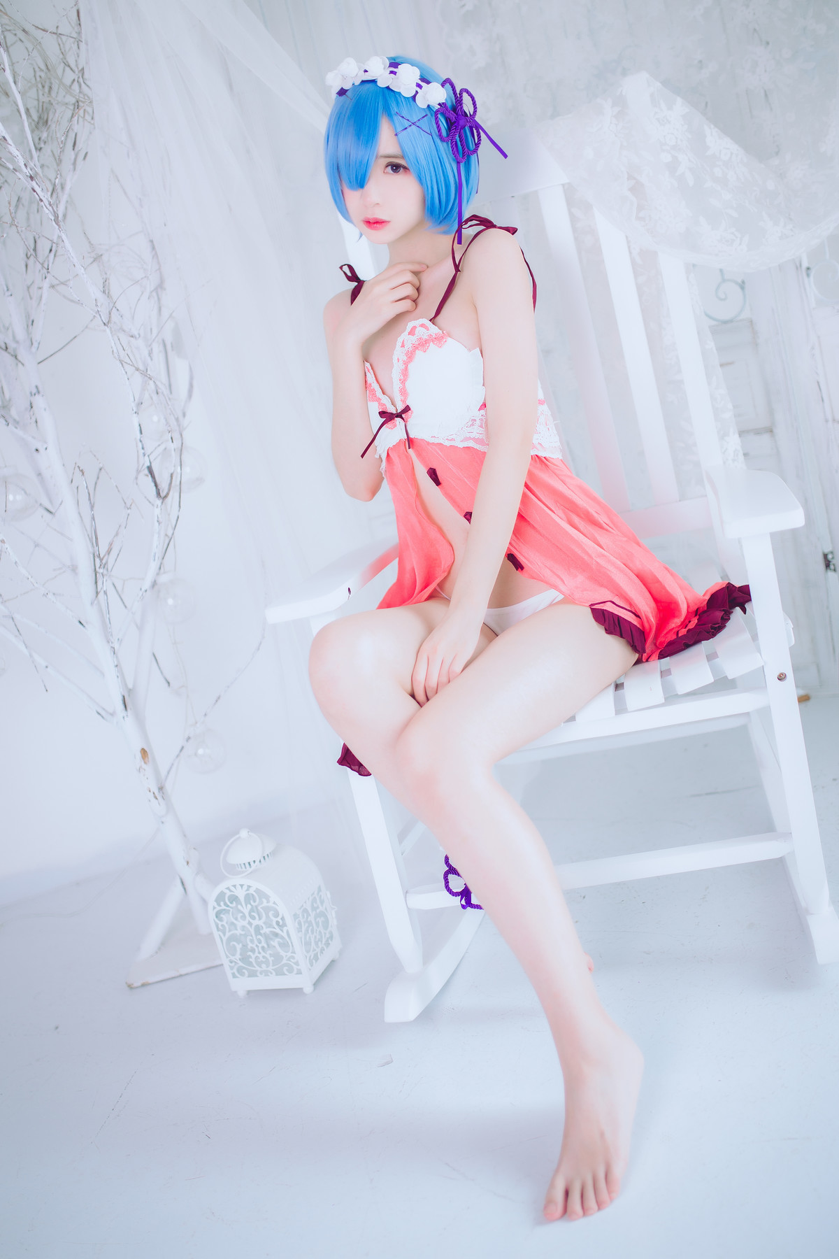 Cosplay 疯猫ss 蕾姆(2)