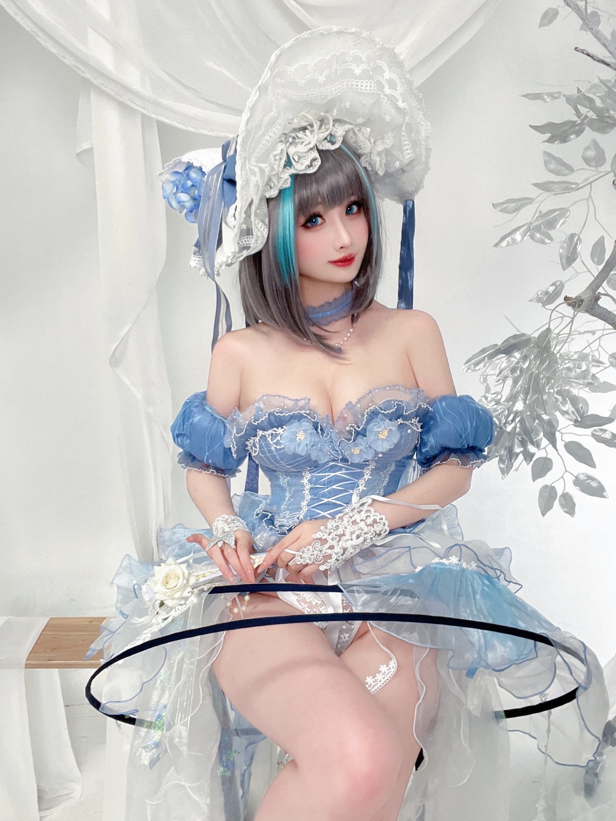 Cosplay Rioko凉凉子 柴郡冰雪公主(36)