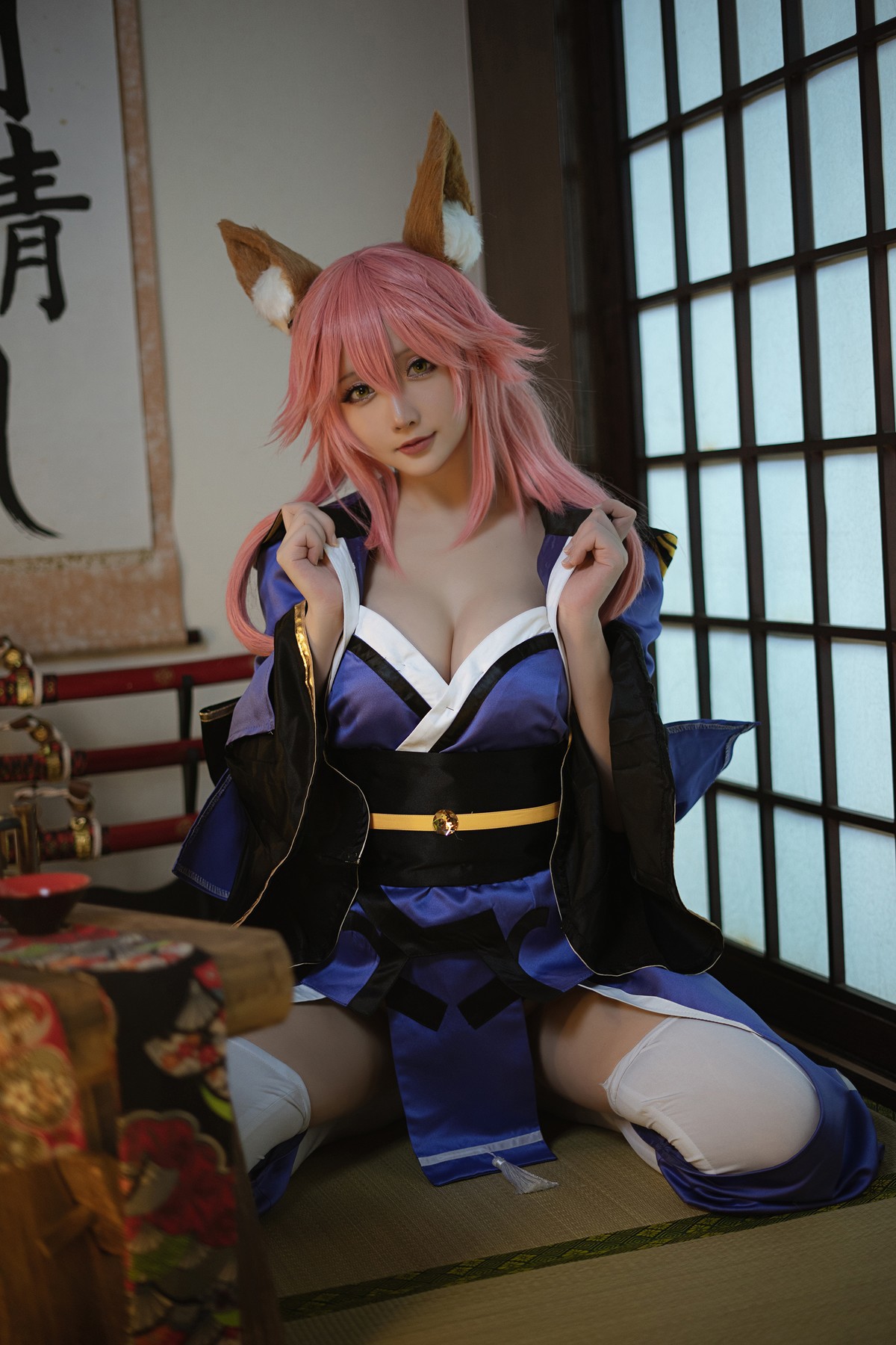 Cosplay 星之迟迟Hoshilily 玉藻前忠犬蓄势待发(10)