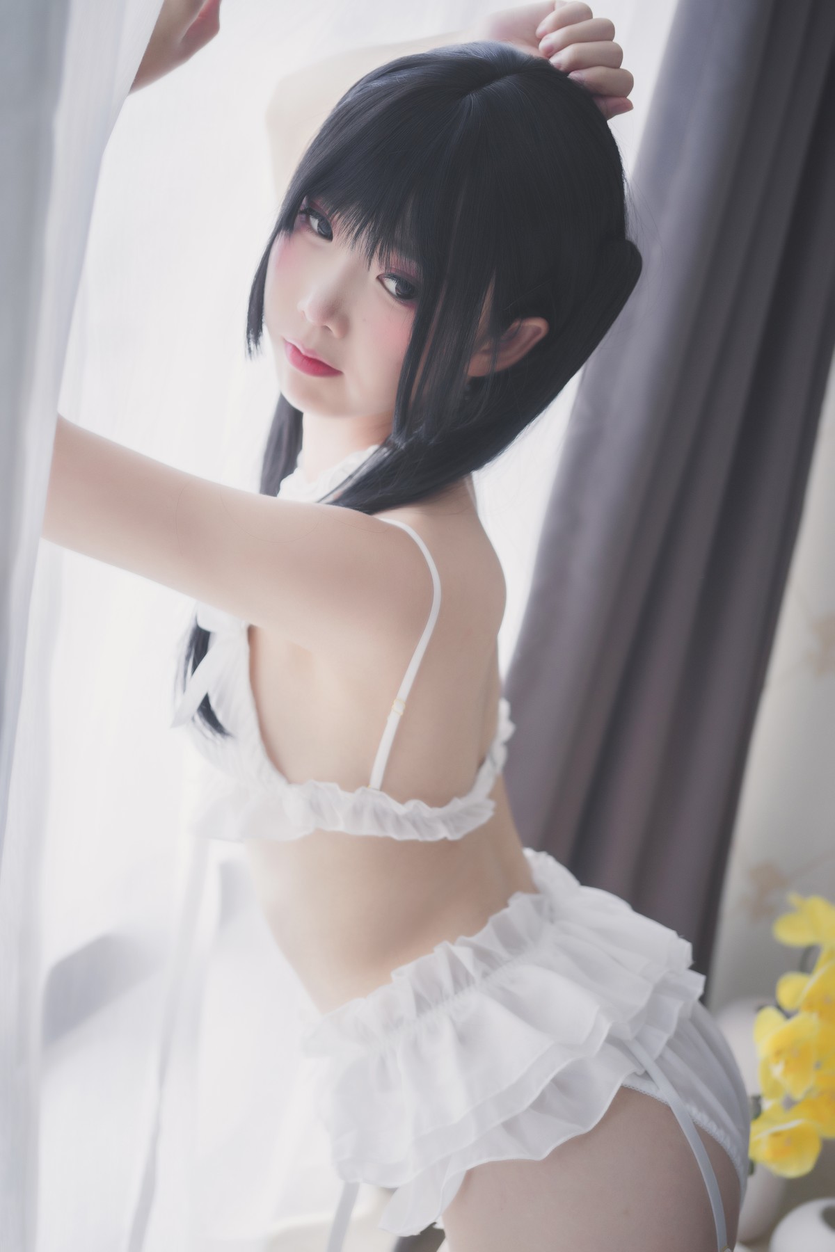 Cosplay 面饼仙儿 脑内少女 白内衣(10)