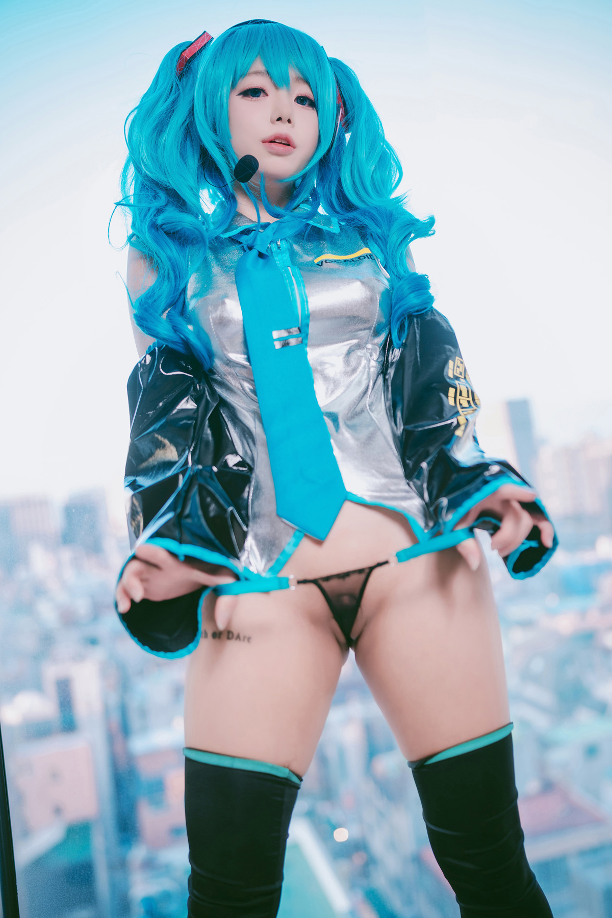 Cosplay Maruemon 마루에몽 Plug Me In Miku Set.02(26)