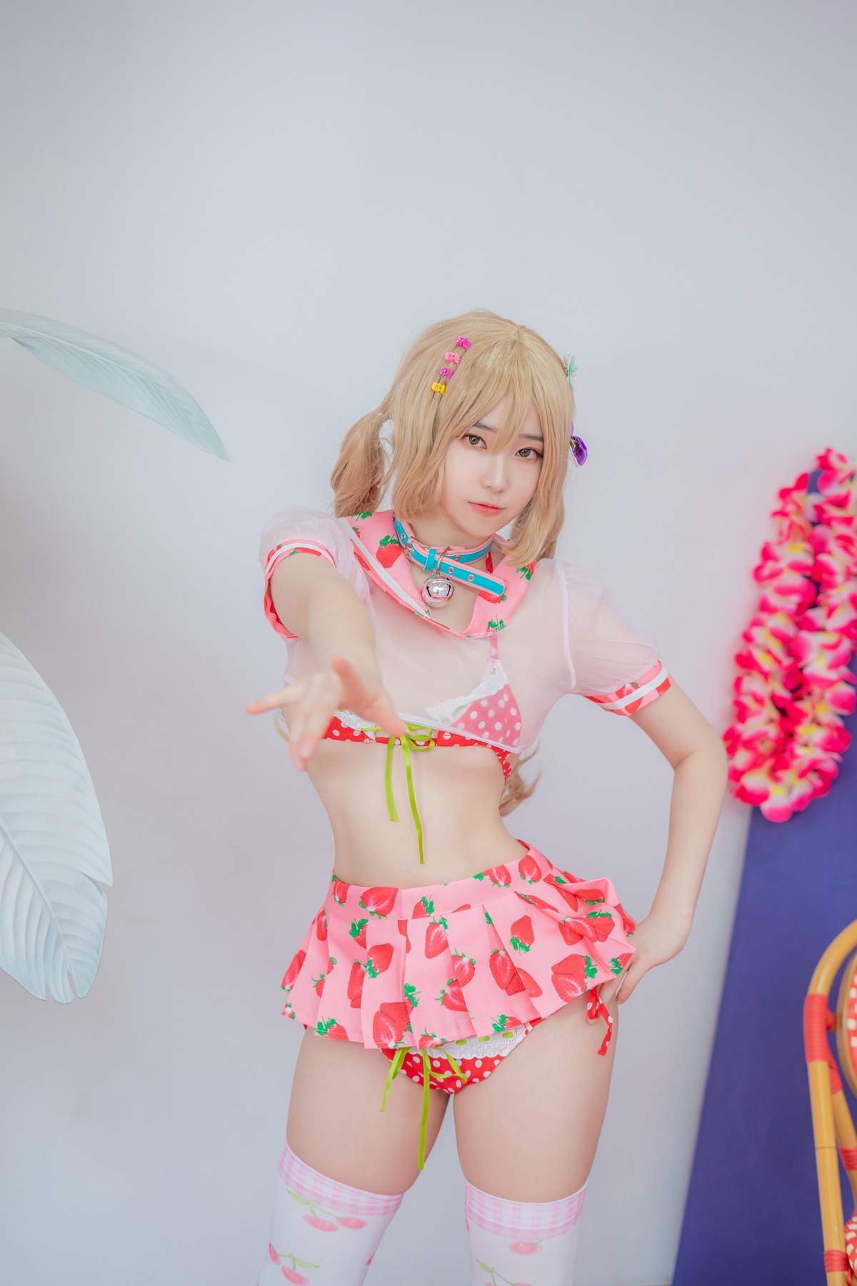 Bambi 밤비, [CreamSoda] Over knee socks Set.01(3)