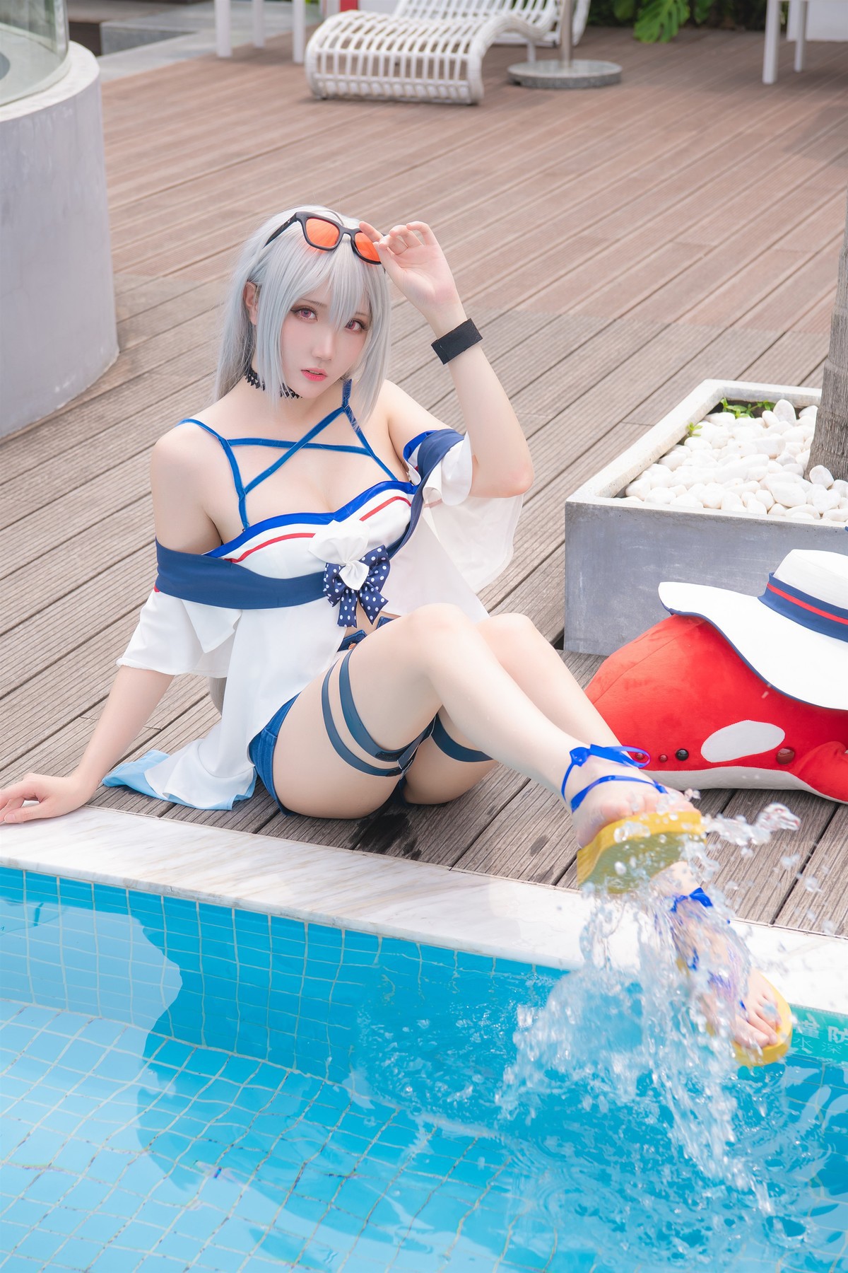 Cosplay 瓜希酱 斯卡蒂(9)