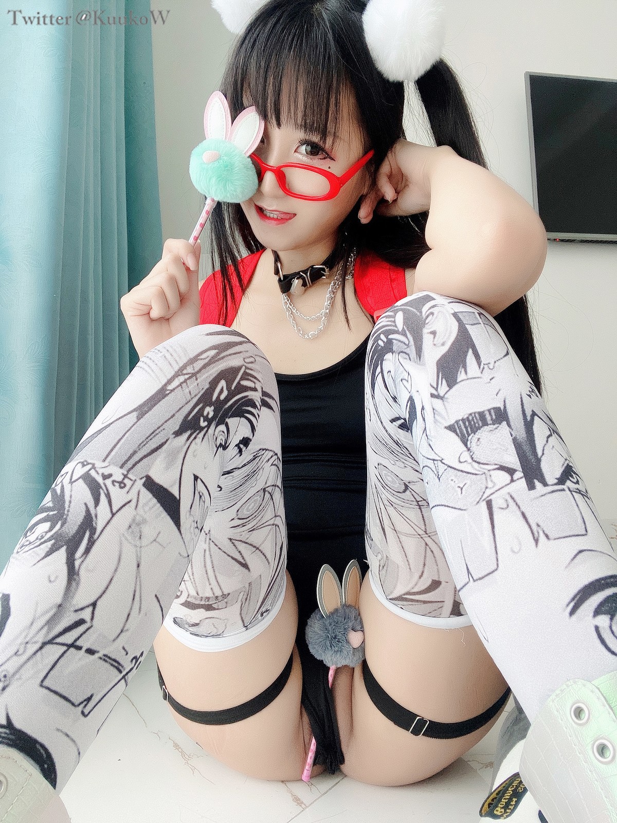 Cosplay KuukoW クー子 Megane Chan(14)