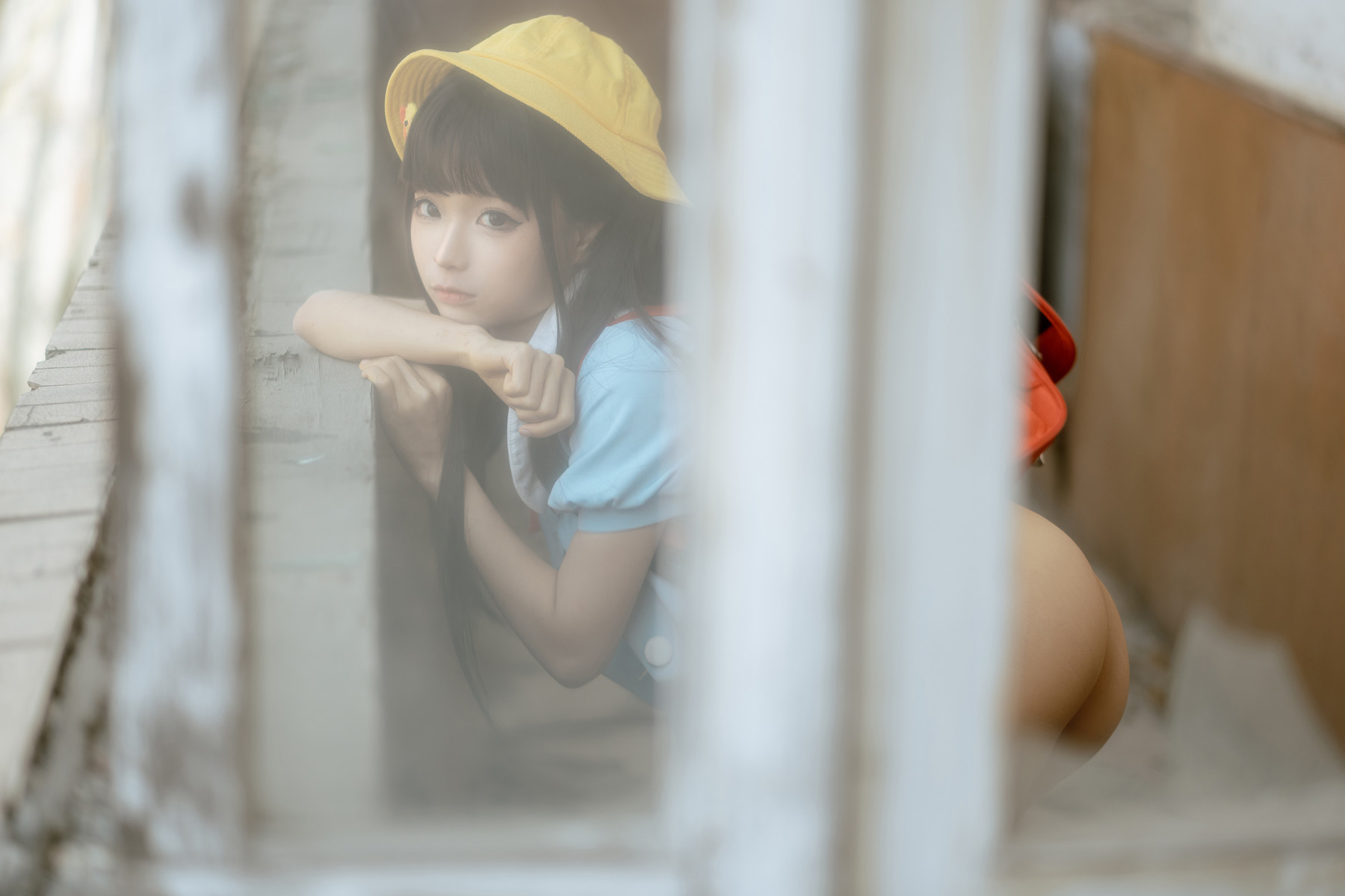 Cosplay 蠢沫沫 Chunmomo 小黄帽 绅士版 Set.02(24)