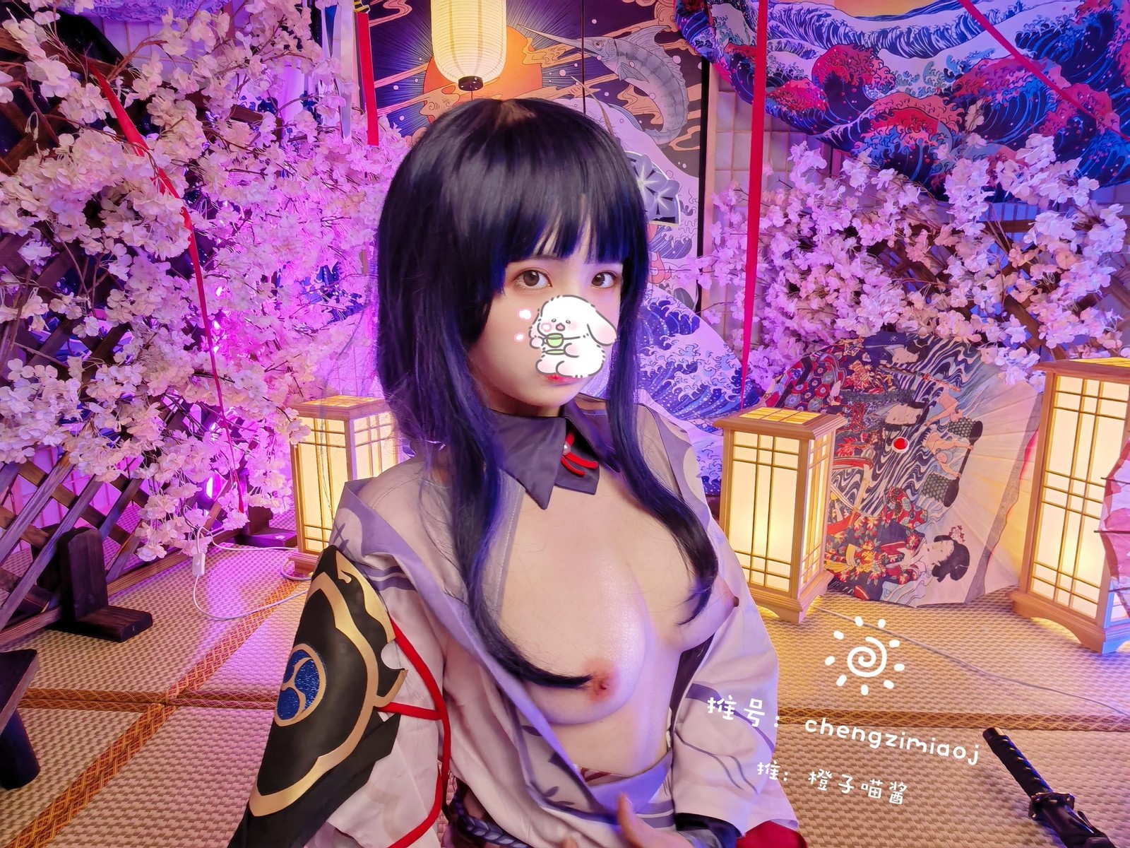 橙子喵酱 Cosplay 雷神(13)