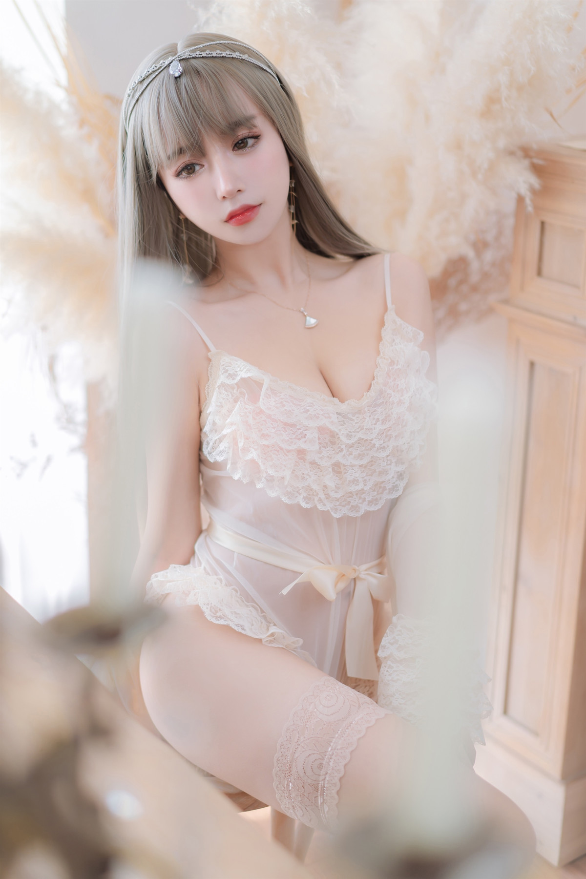 斗鱼米线线sama写真 Cosplay 凡尔赛公主(10)