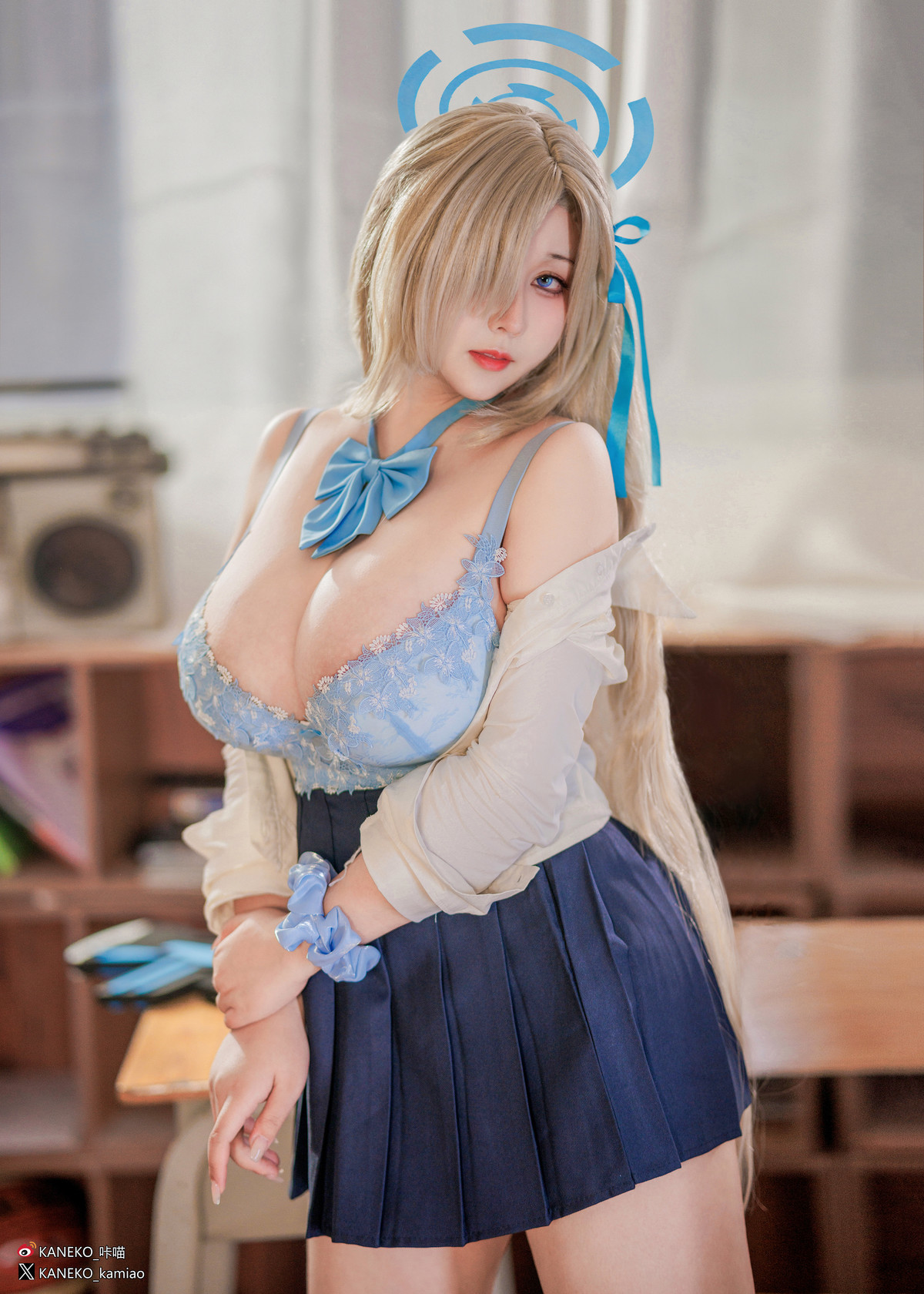 Cosplay KANEKO咔喵 B本明日奈 Set.01(21)