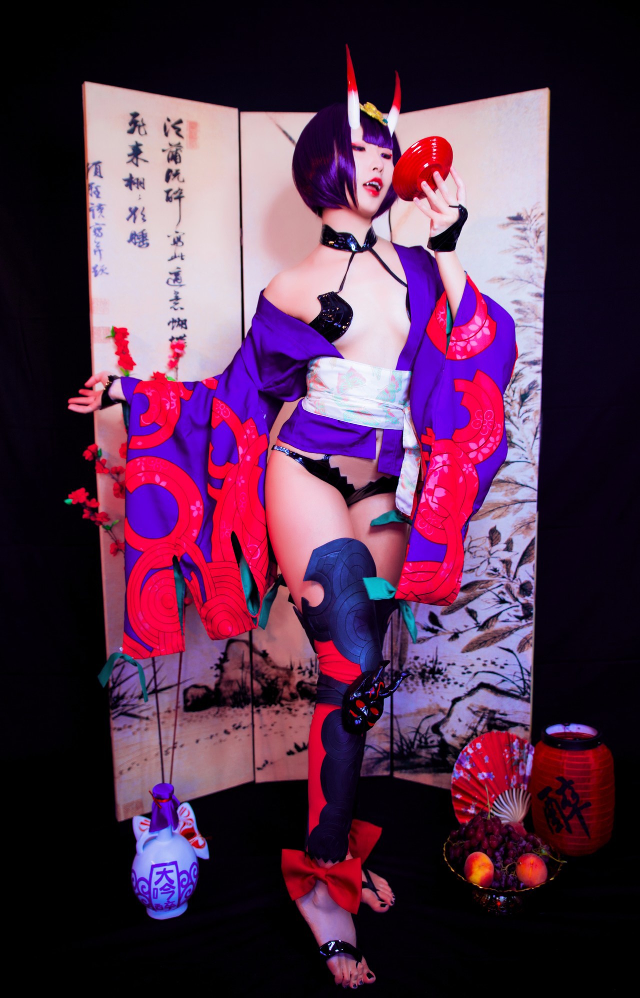 Cosplay Misswarmj 酒吞童子女仆 Shuten Douji(10)