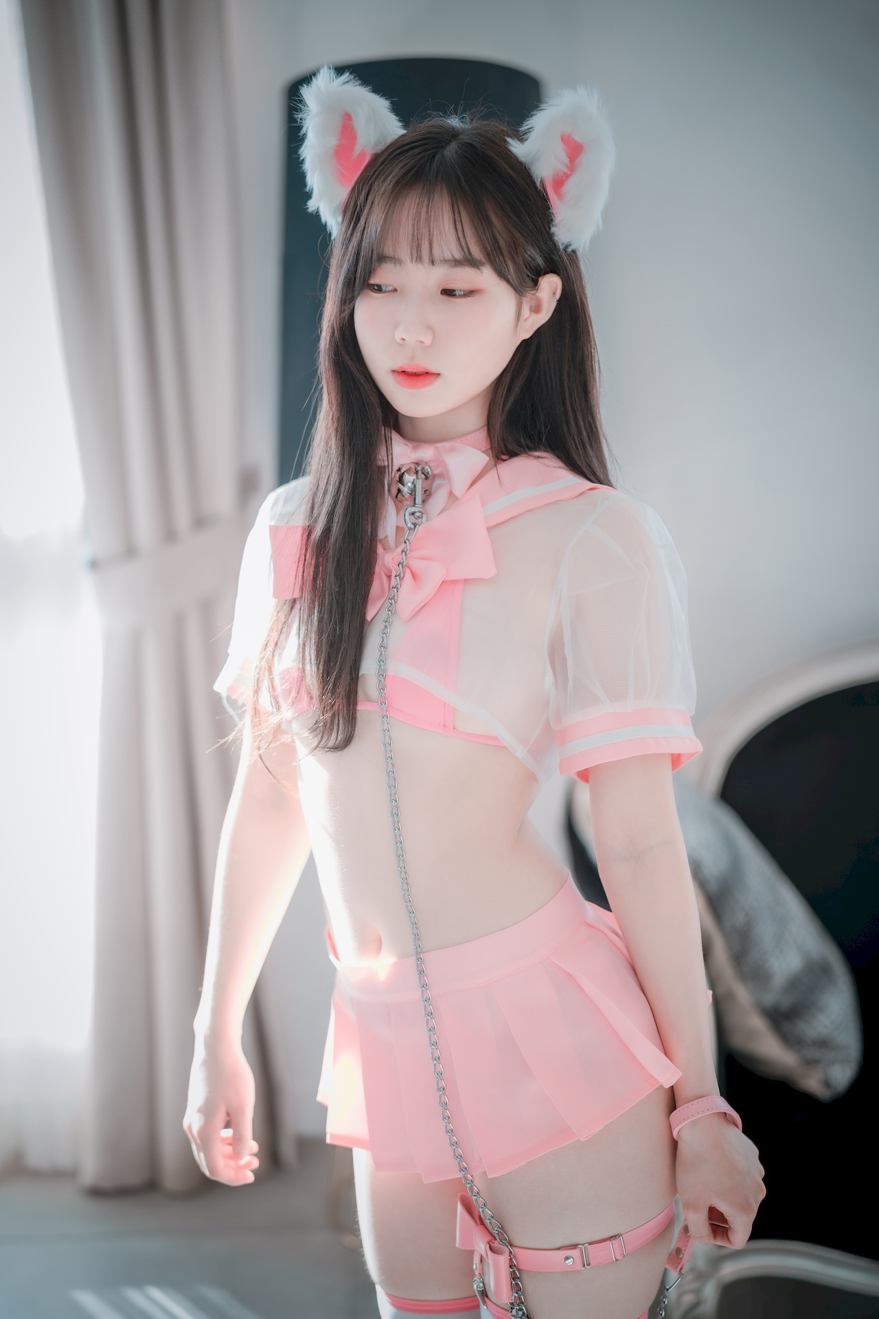 Myua 뮤아, [DJAWA] Catgirl in Pink Set.01(3)