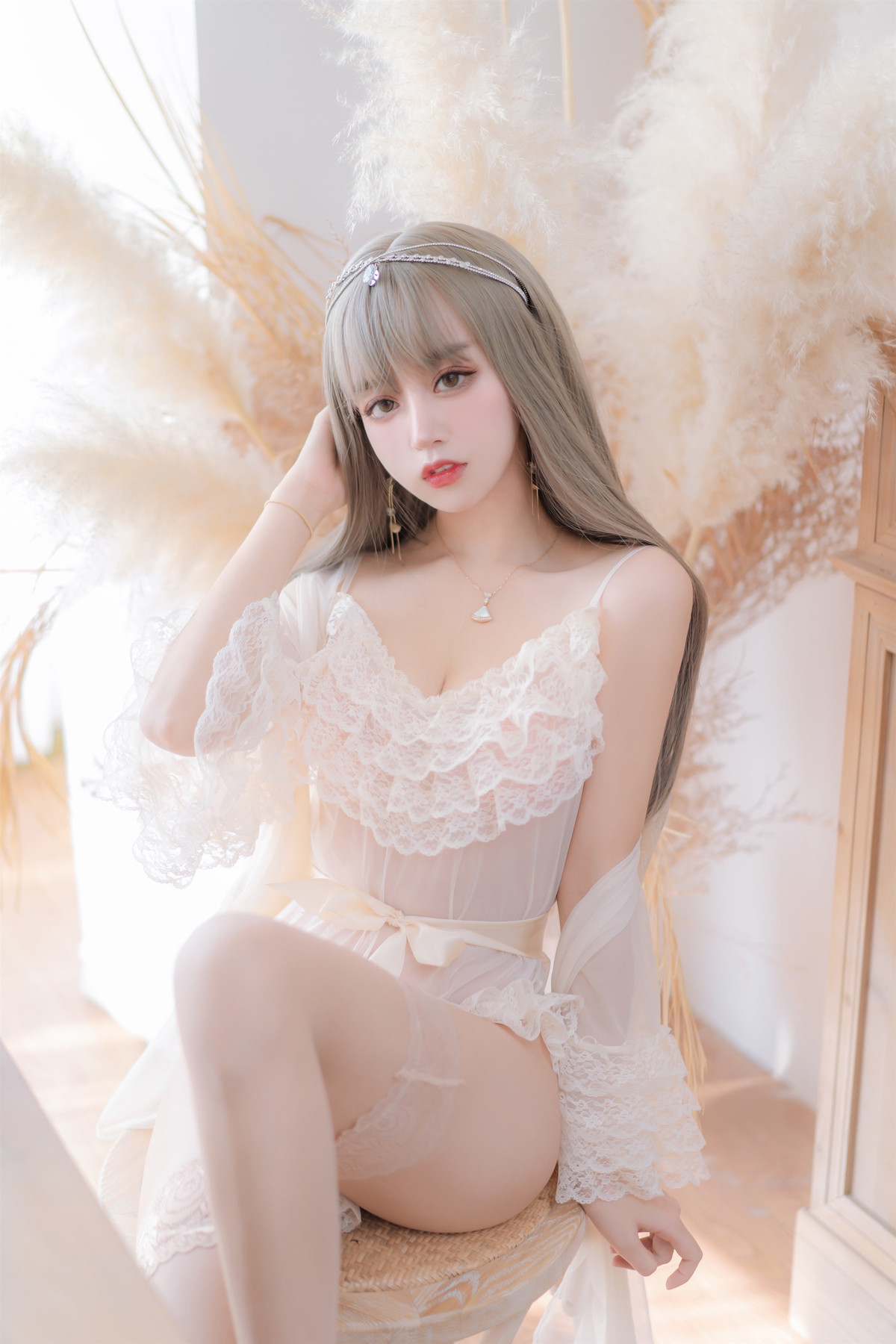 斗鱼米线线sama写真 Cosplay 凡尔赛公主(6)