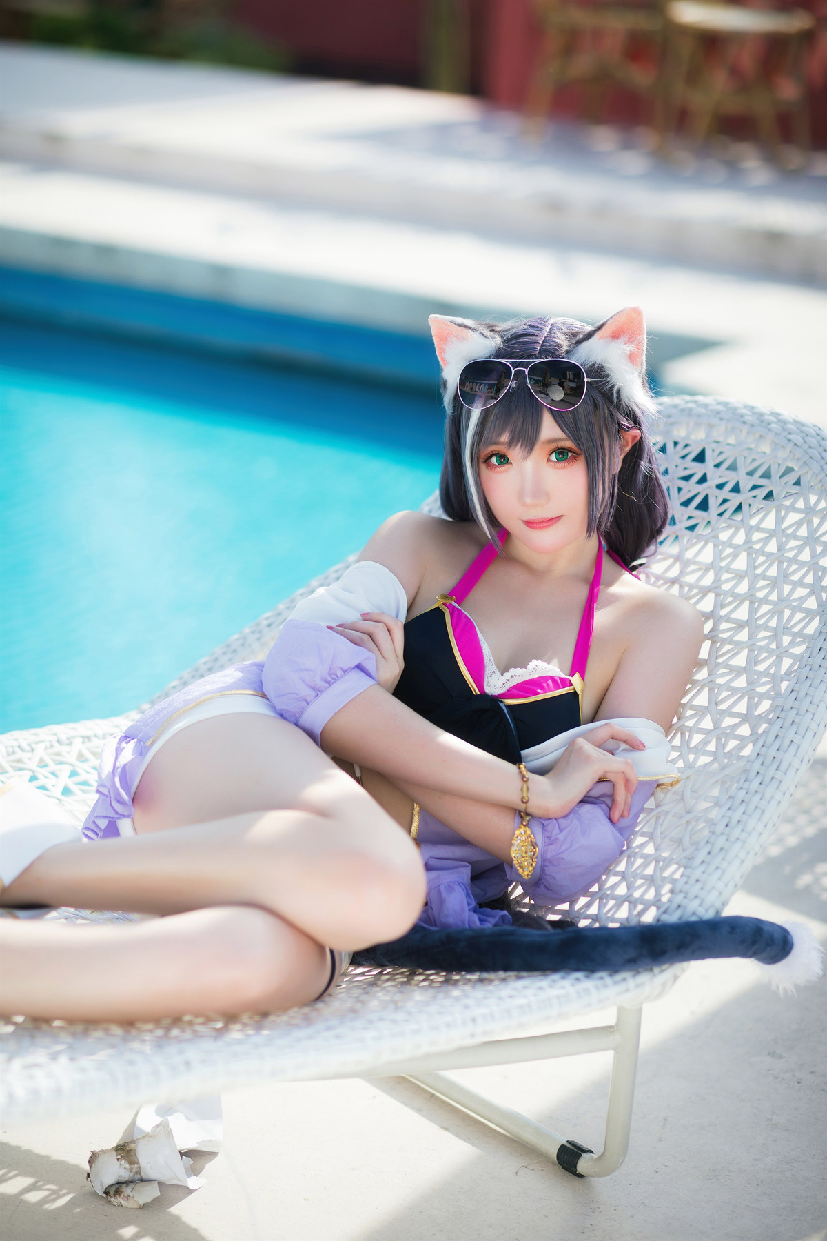 Cosplay 瓜希酱 公主连结 凯露夏日 Kyaru(7)