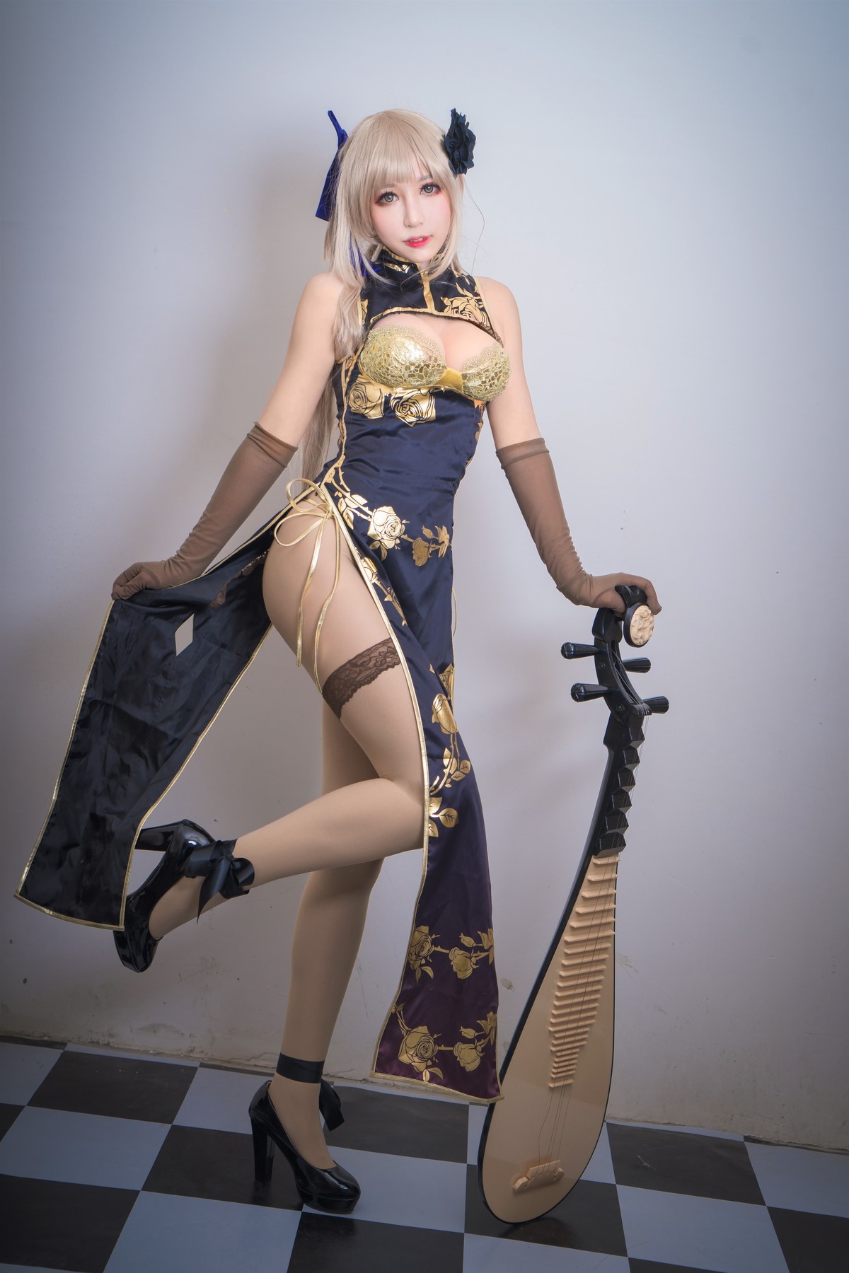 黑米粥 Cosplay 金莲(3)