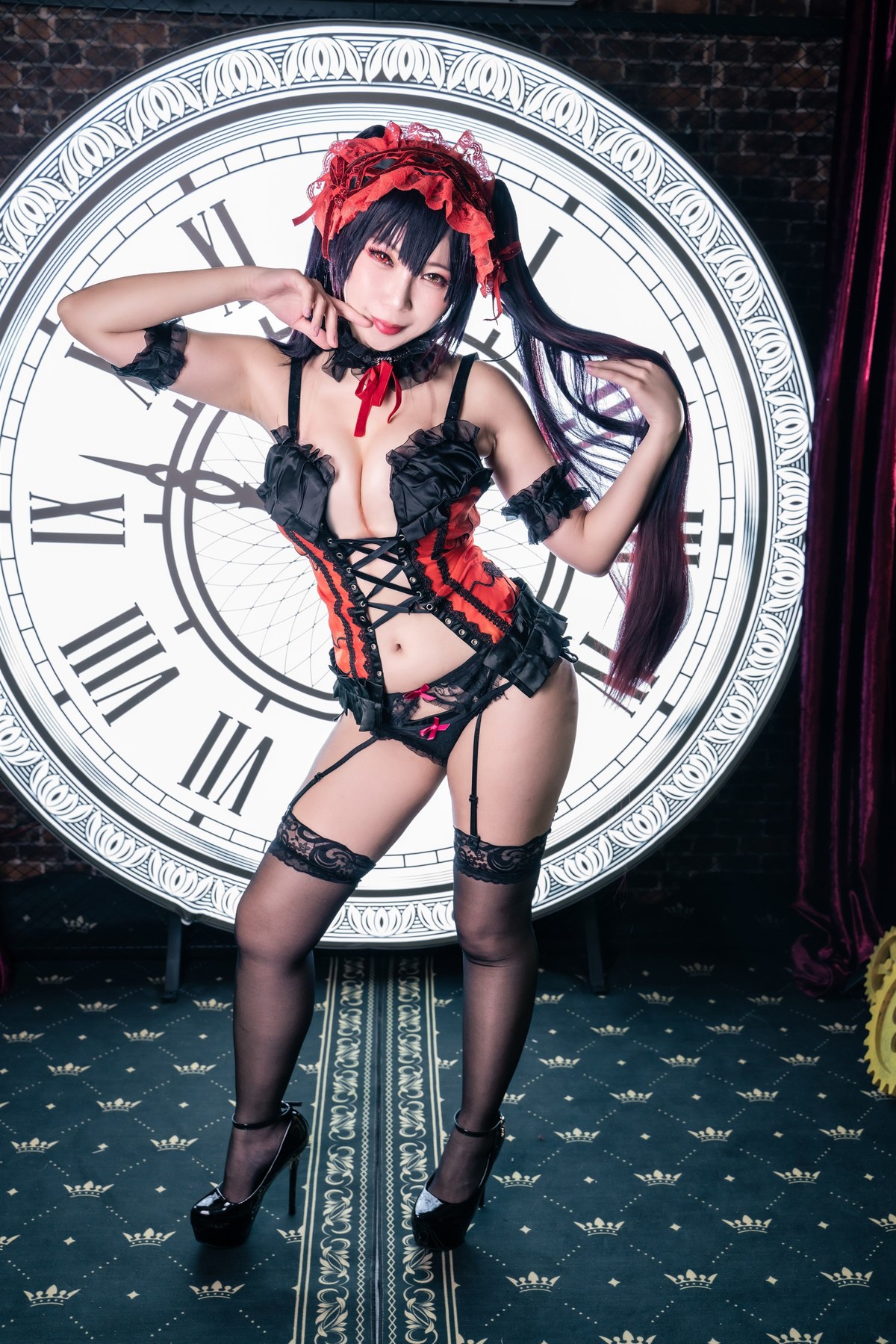 Cosplay 小琪Aki 时崎狂三 Kurumi Tokisaki(1)