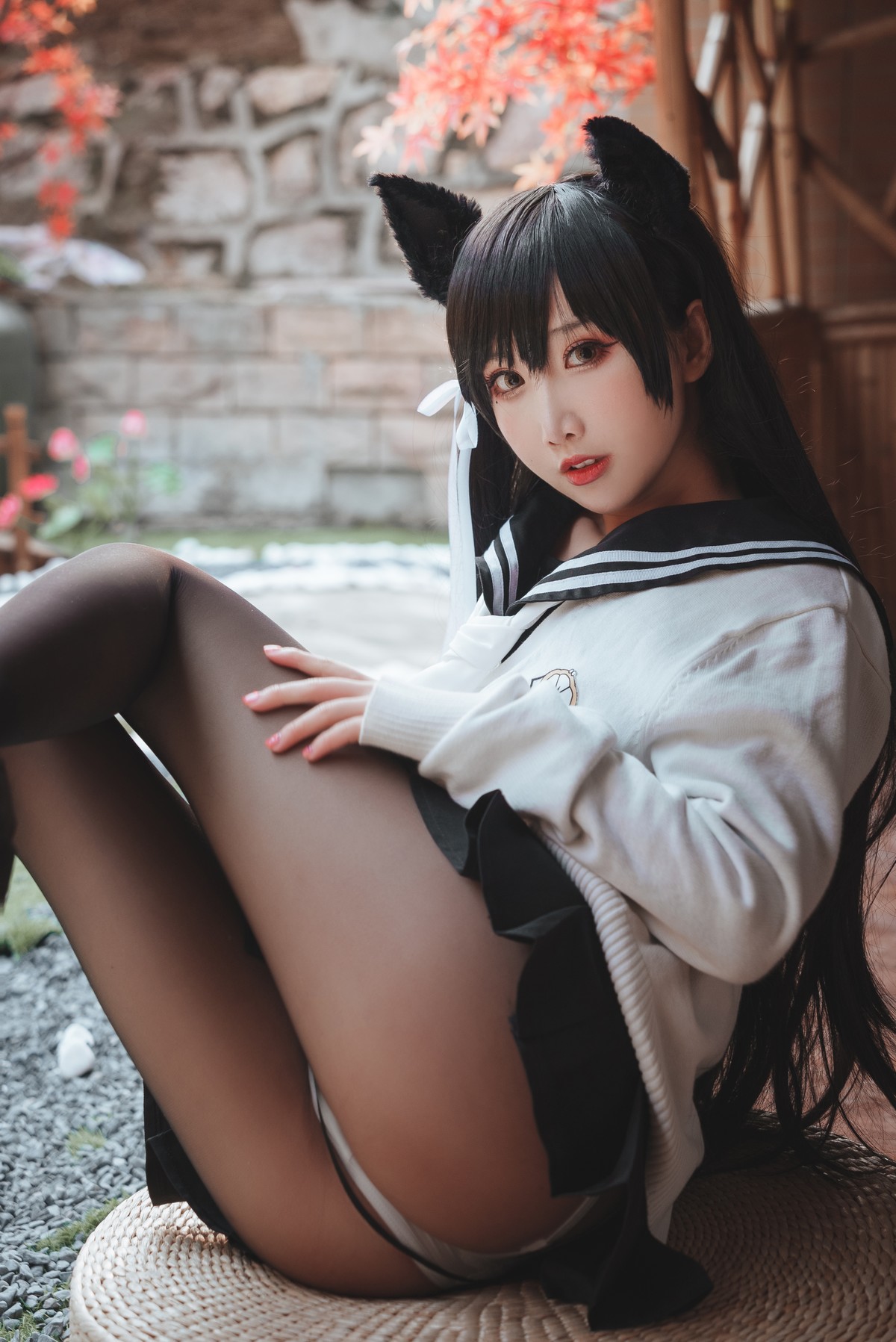 Cosplay 面饼仙儿 爱宕JK2(10)