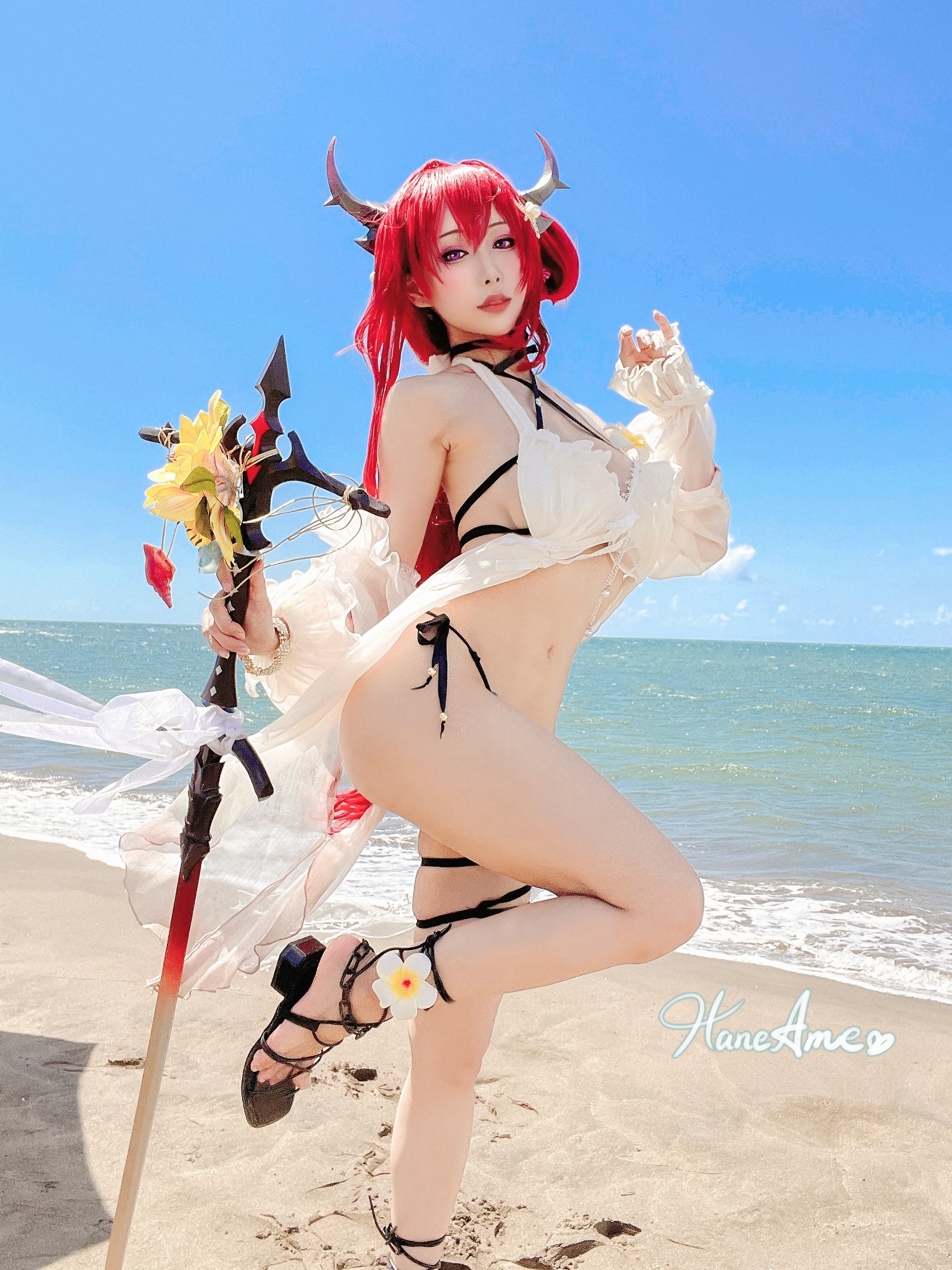 Hane Ame 雨波写真 – Arknights Surtr 泳裝