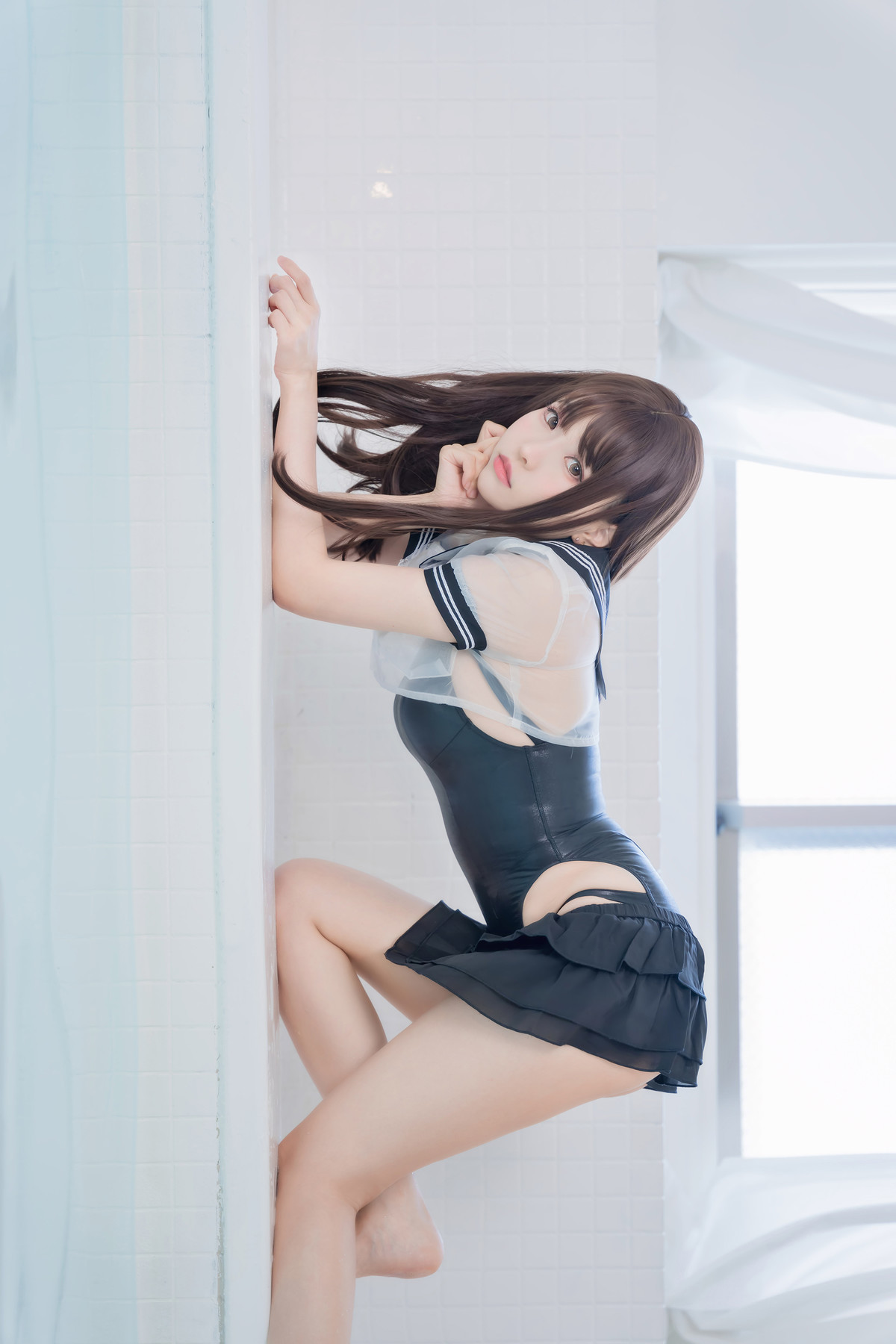 Cosplay ElyEE子 Racing Swimsuit 競泳水手服 Set.01(18)