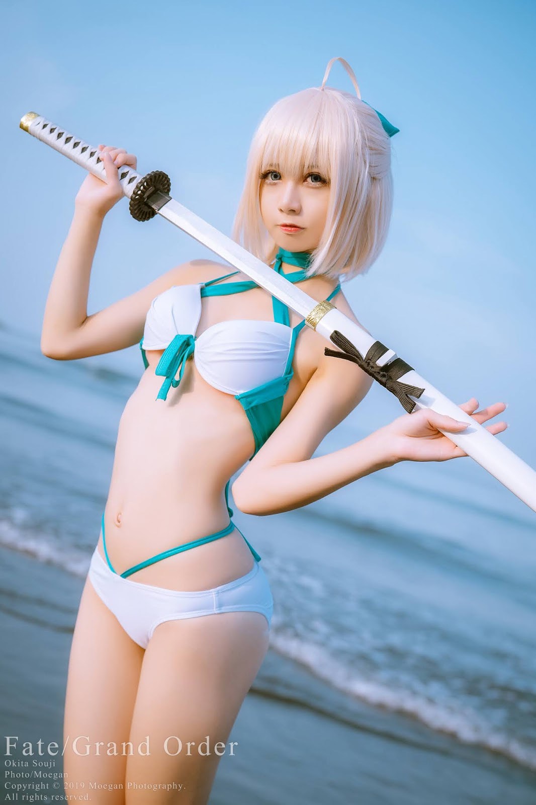 Cosplay [沖田凜花Rinka] 沖田総司 水着ver. (Fate Grand Order)(1)