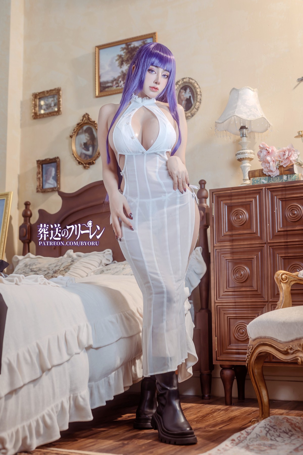 Cosplay 日本性感萝莉Byoru Fern フェルン(28)