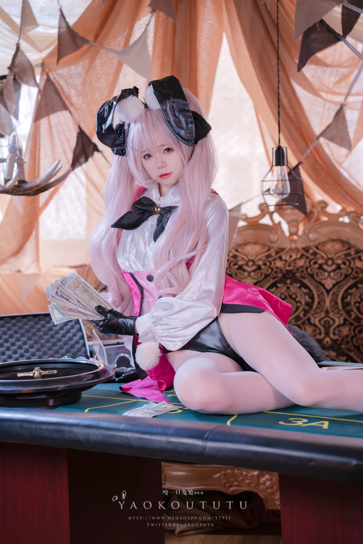 Cosplay 黏黏团子兔 六月订阅『高扬斯卡娅兔女郎』小剧场(9)