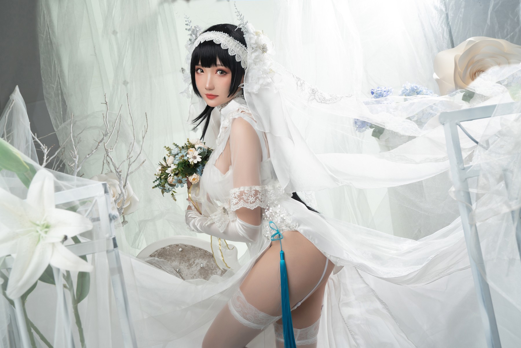 瓜希酱 Cosplay 95式花嫁(17)