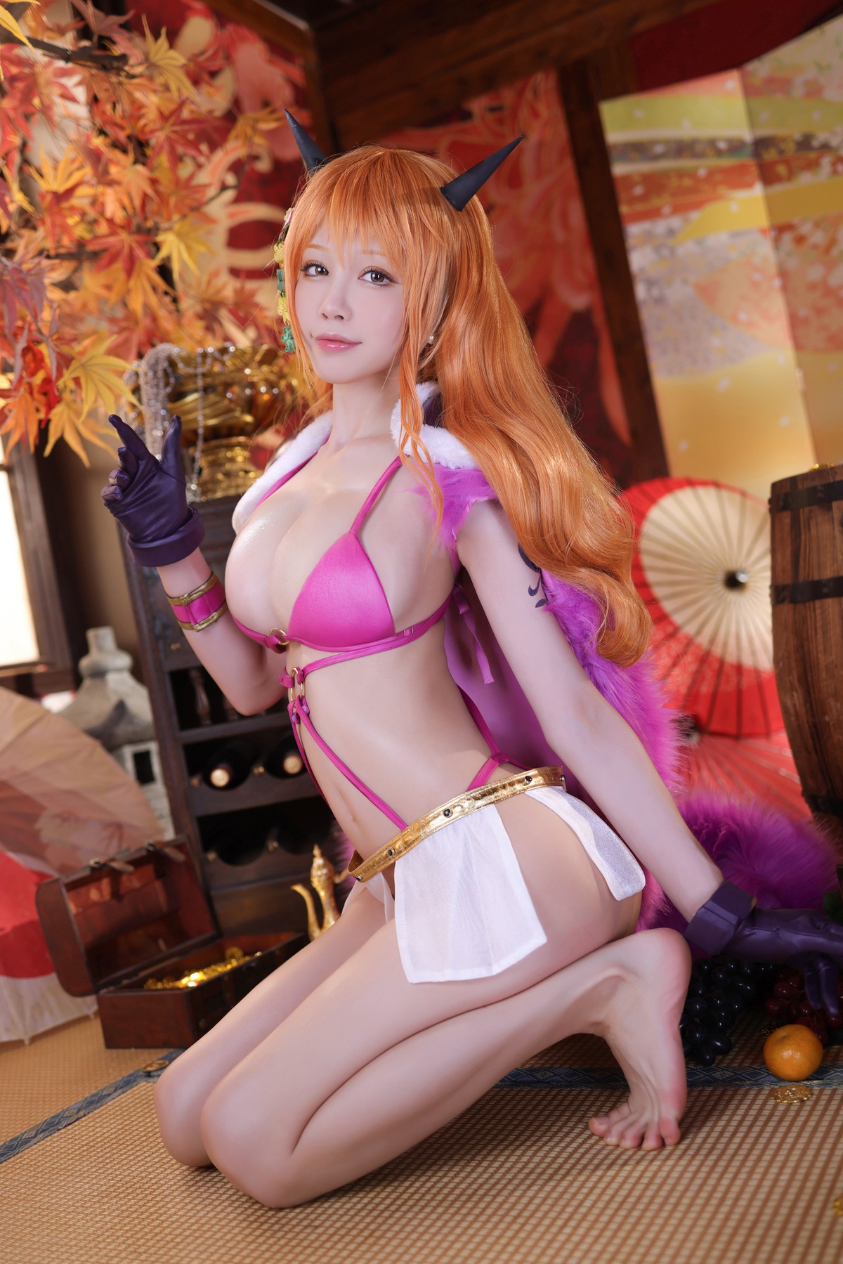 Cosplay 水淼Aqua Nami ナミ Set.01(19)