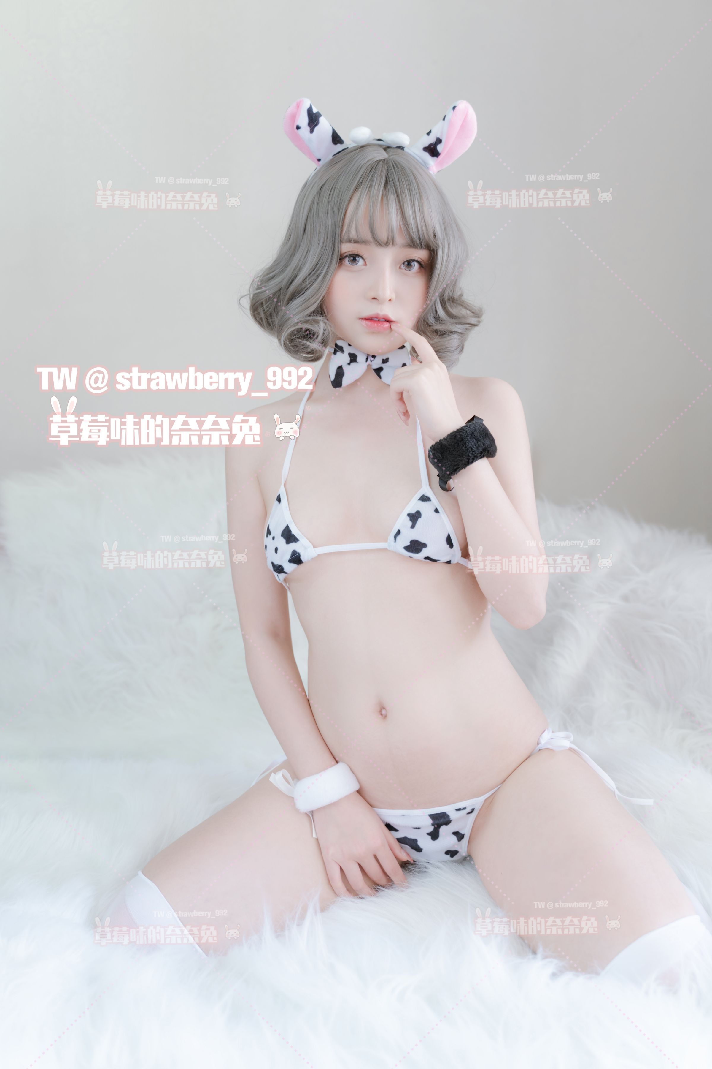 草莓味的奈奈兔 - 奶牛 [34P+3V](7)