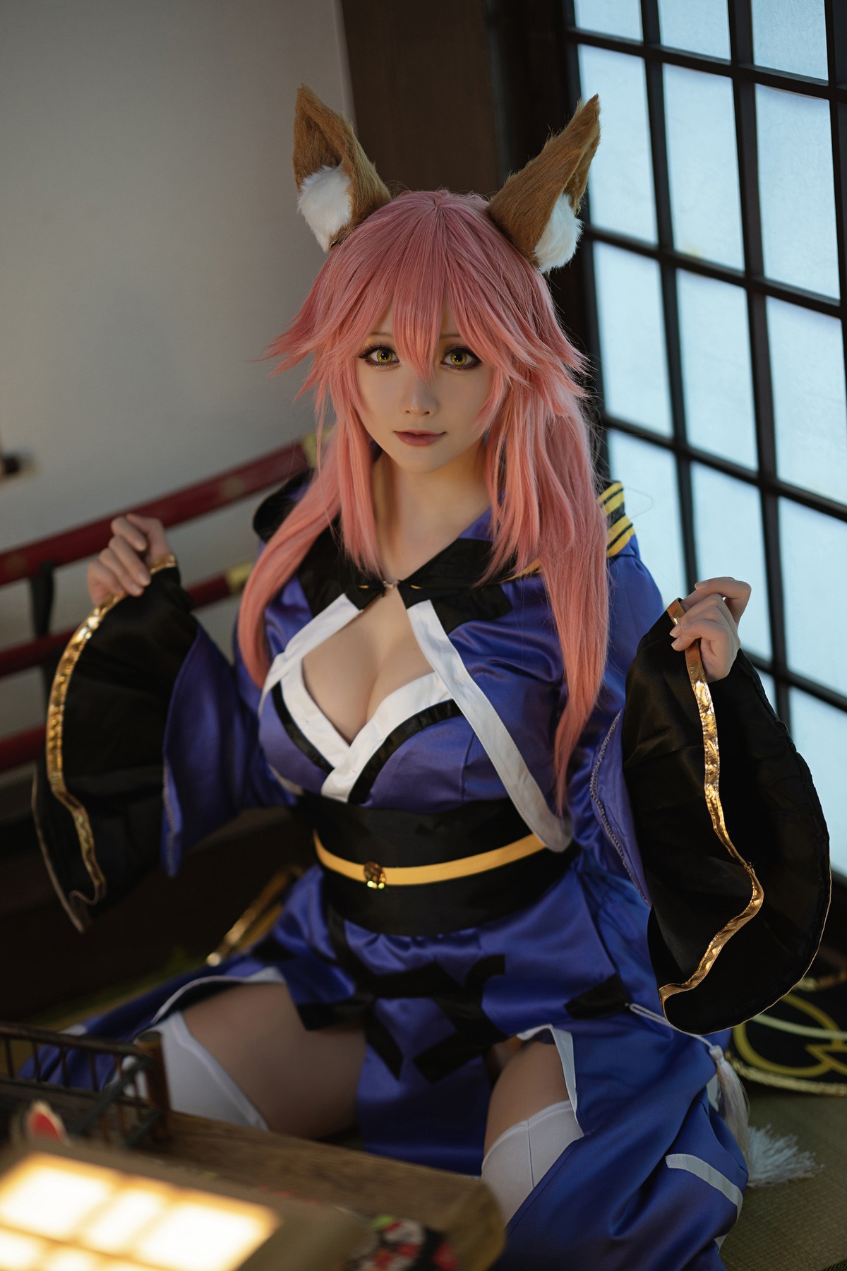 Cosplay 星之迟迟Hoshilily 玉藻前忠犬蓄势待发(2)