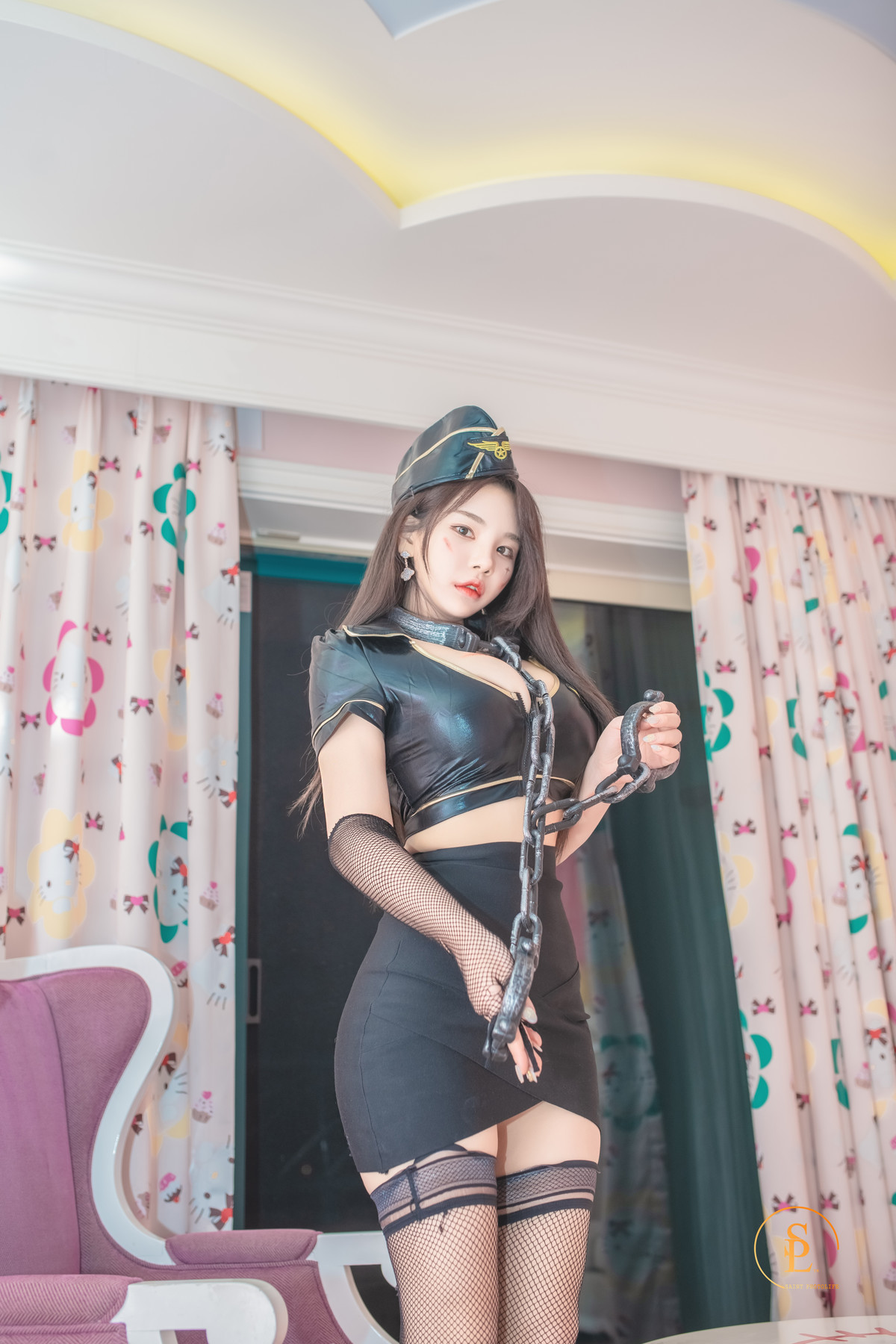 Zzyuri 쮸리, [SAINT Photolife] Pink Halloween(52)