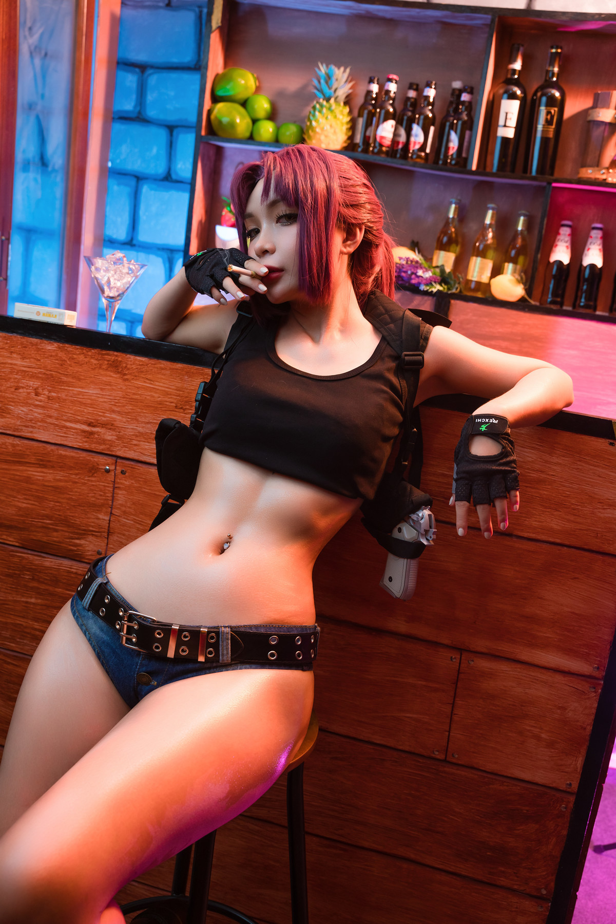 Cosplay Umeko.J Revy Black Lagoon(3)