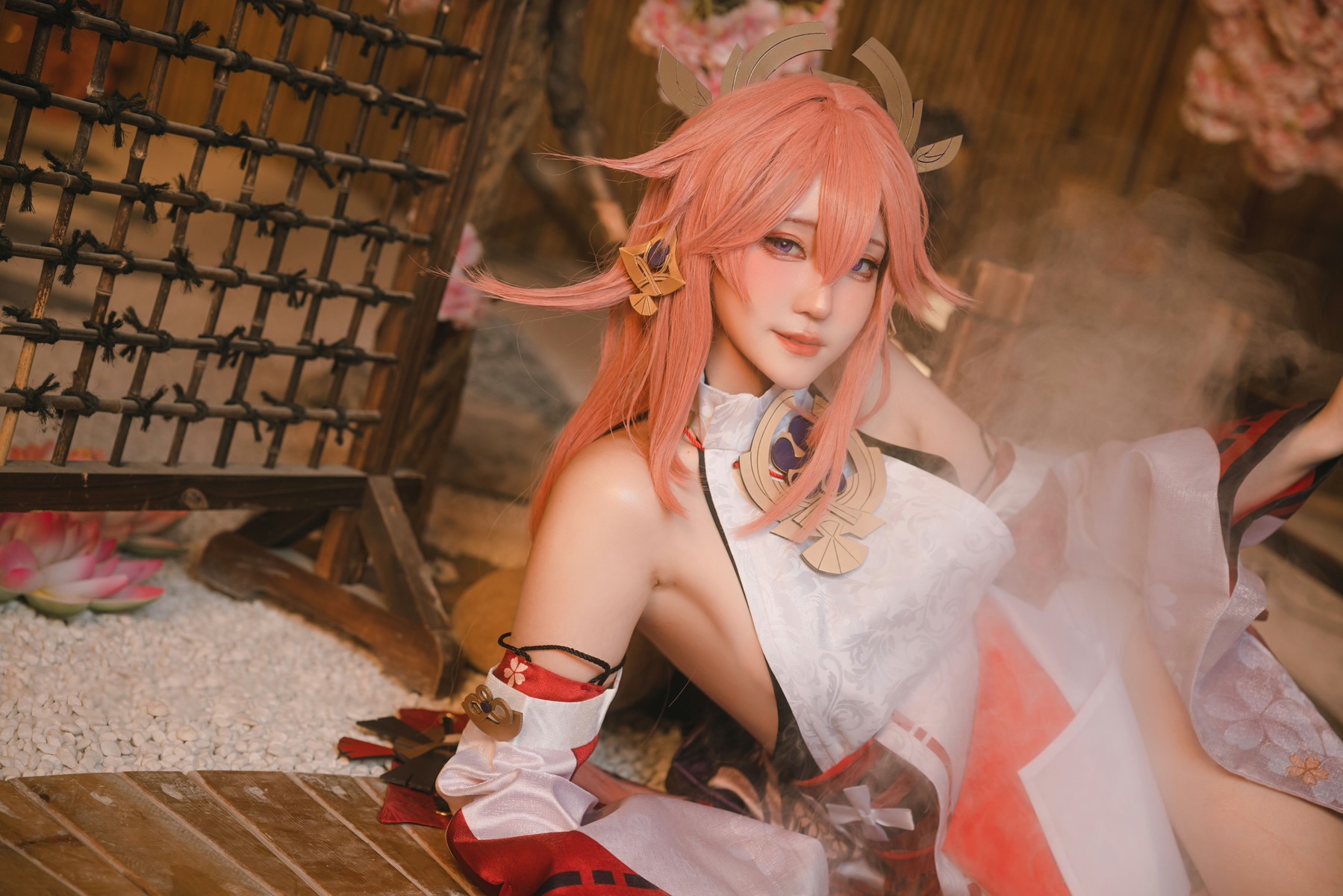 蛋黄mayo Cosplay 八重神子(20)