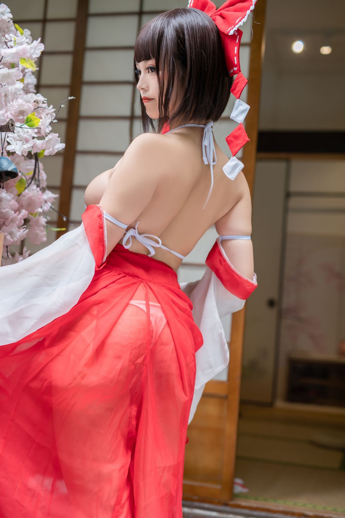 蜜汁貓裘 Cosplay 巫女 Miko Sister(21)