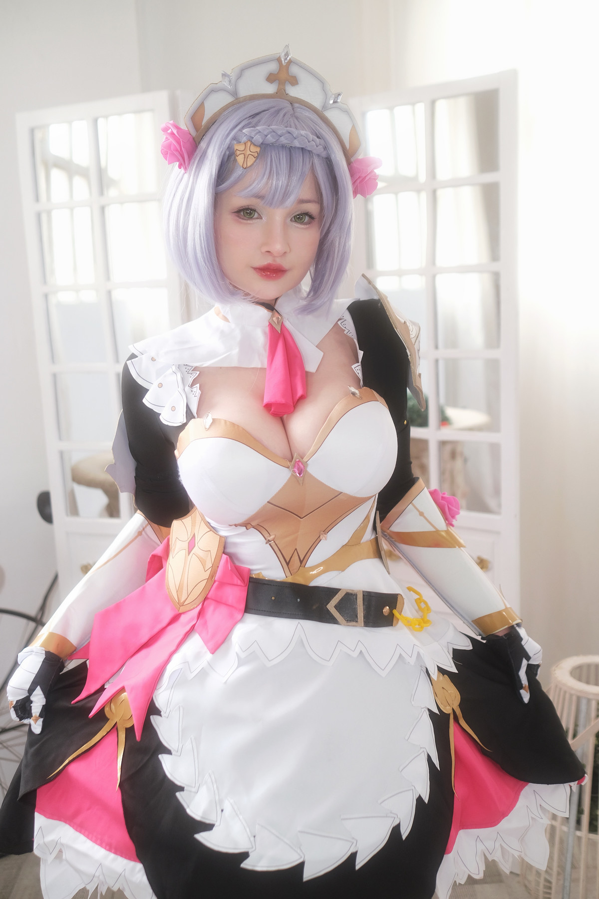 Hidori Rose Cosplay Noelle &#8211; Genshin Impact(10)