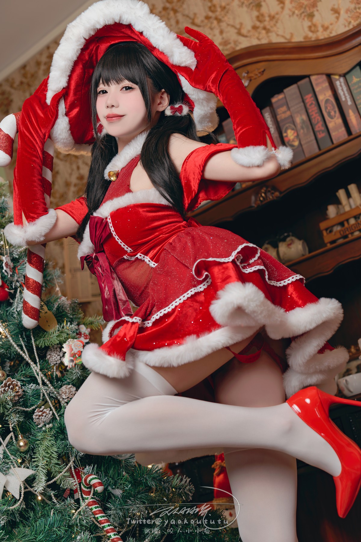 Cosplay 黏黏团子兔 魔女圣诞夜 Christmas Eve Set.01(9)