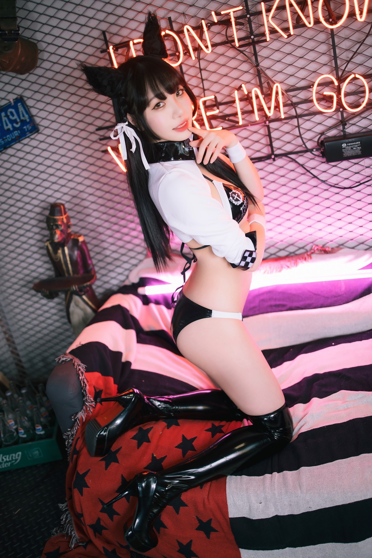 수련수련 Sooflower Cosplay Atago 爱宕 Racing Queen(11)